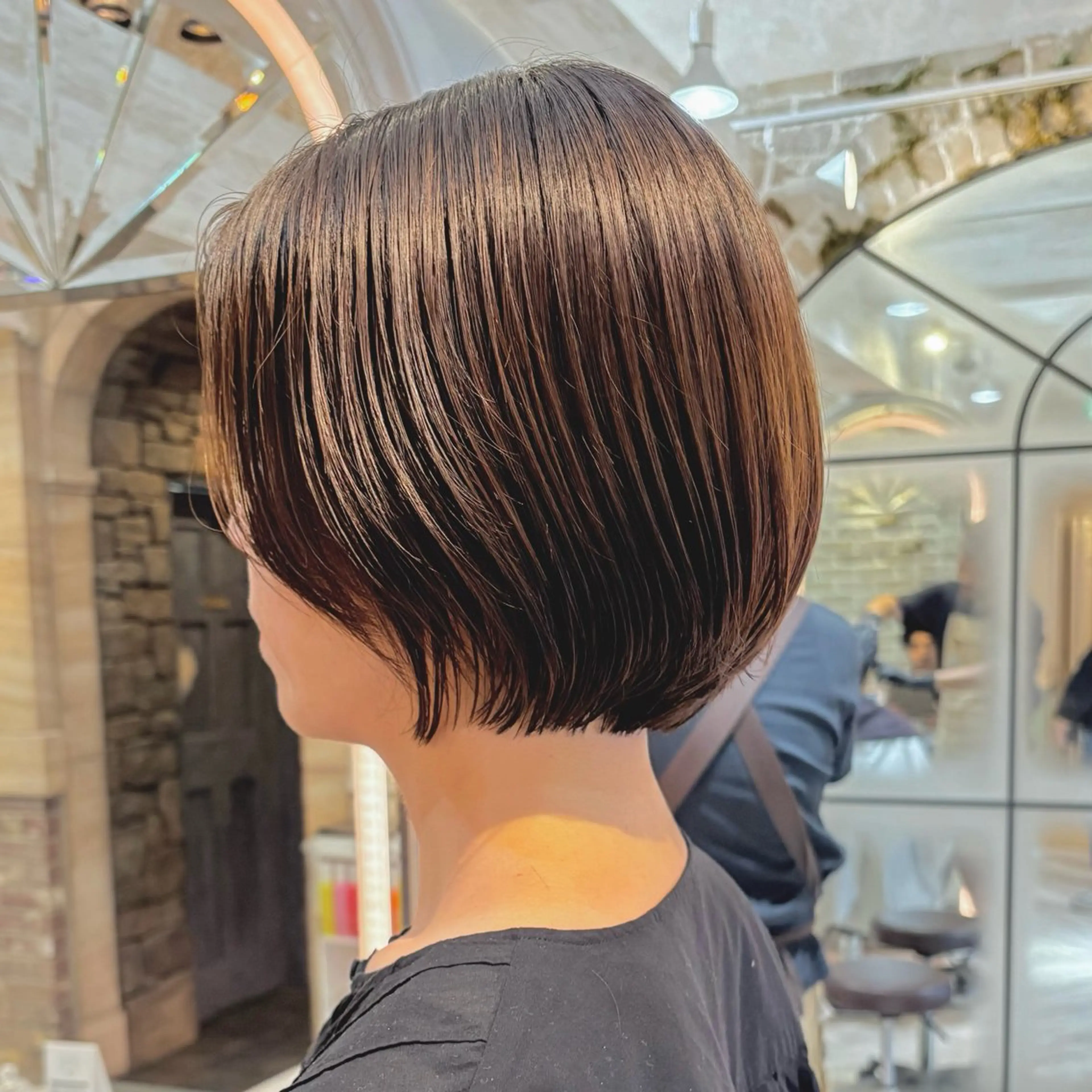 ショート カラー カット ヘアカラー トリートメント ナチュラル×透明感 /kazutoのヘアスタイル