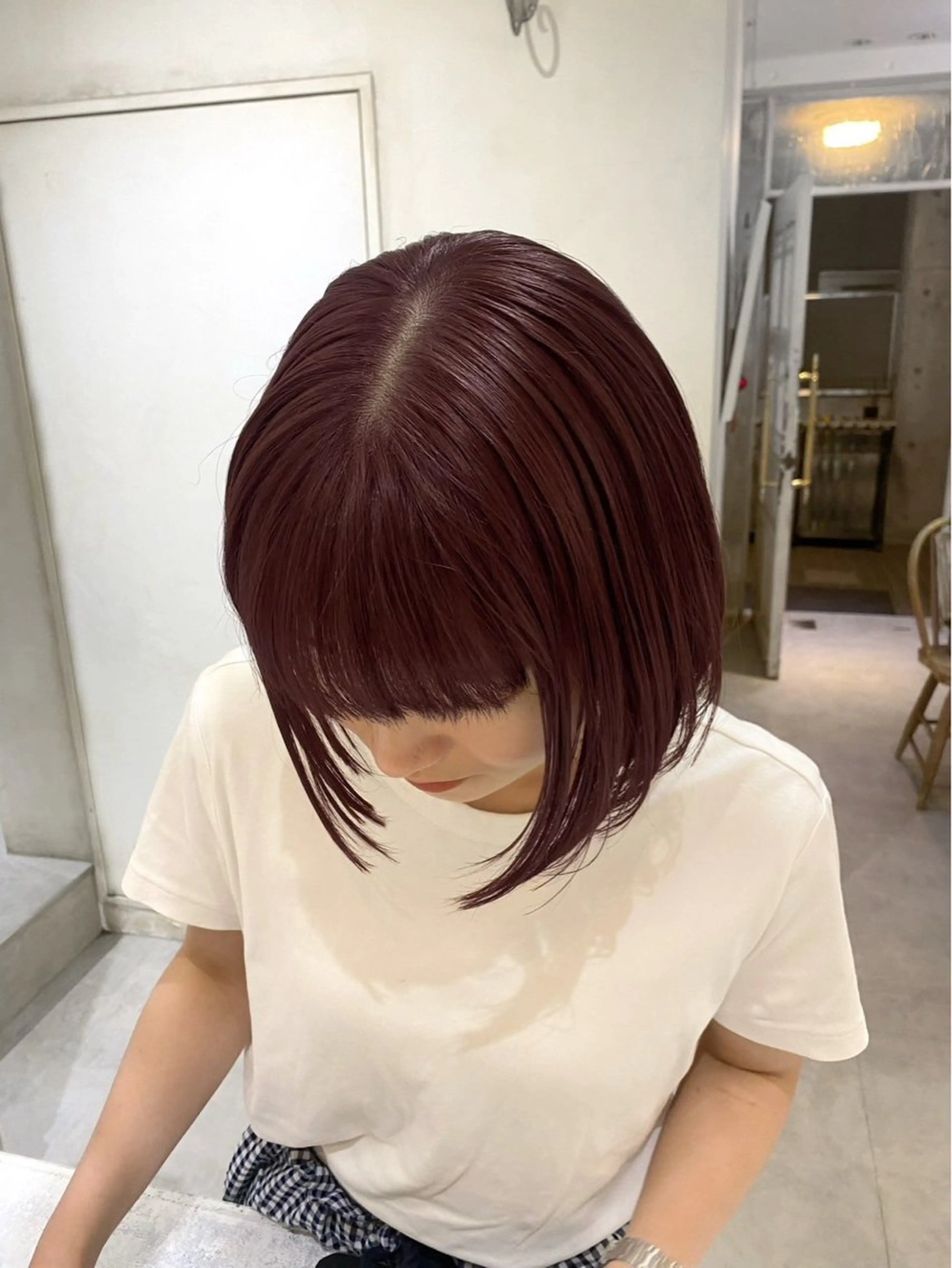 ショート カラー カット ヘアカラー トリートメント MINX aoyama所属・似合わせボブ/縮毛 矯正/りょうたのヘアスタイル