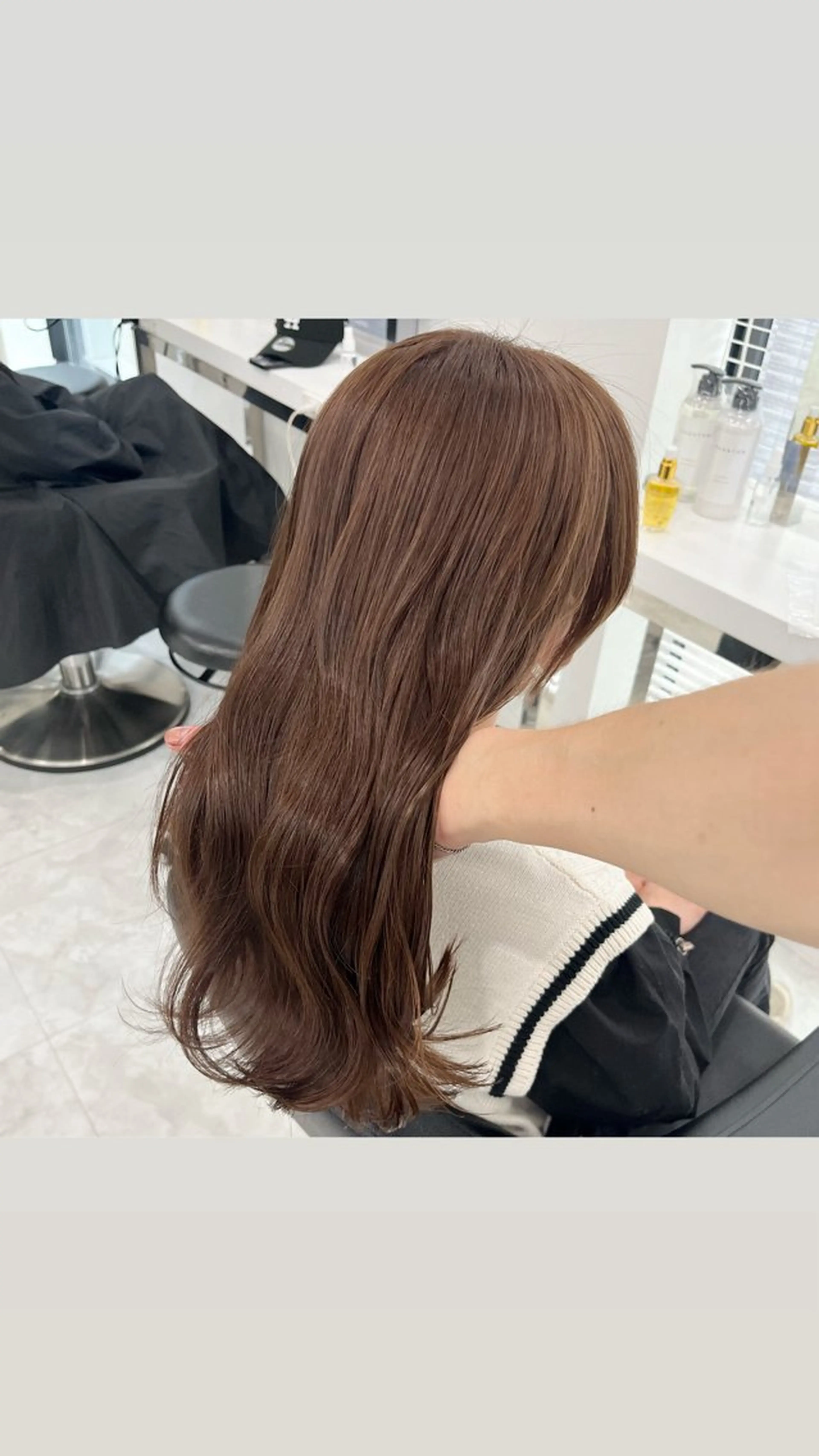 カラー ヘアカラー トリートメント 似合わせ💗透け感 💗うる艶カラー💗のヘアスタイル