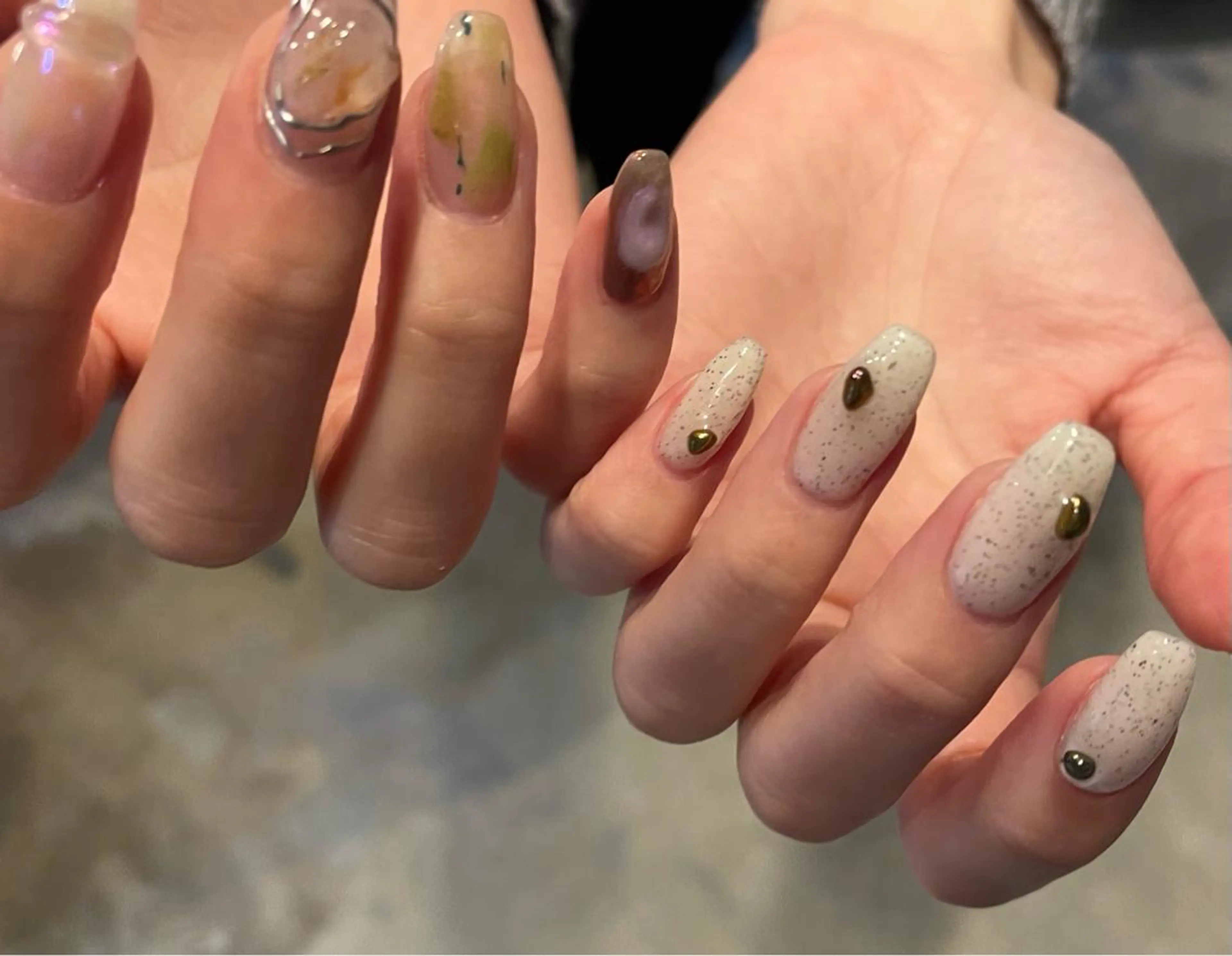 ネイル ハンドネイル kirakira omemeのネイルデザイン