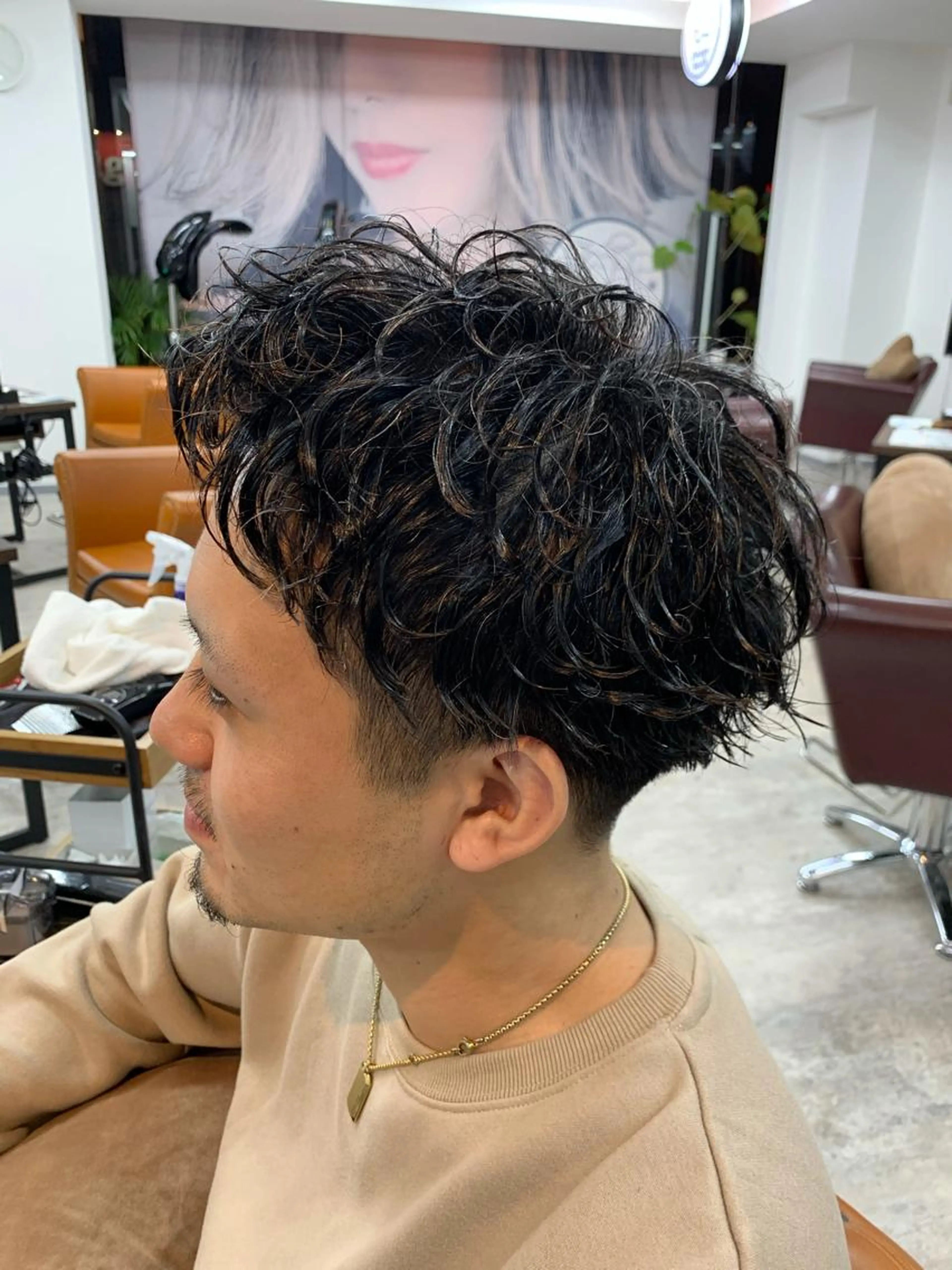 メンズ限定 カット+パーマの写真