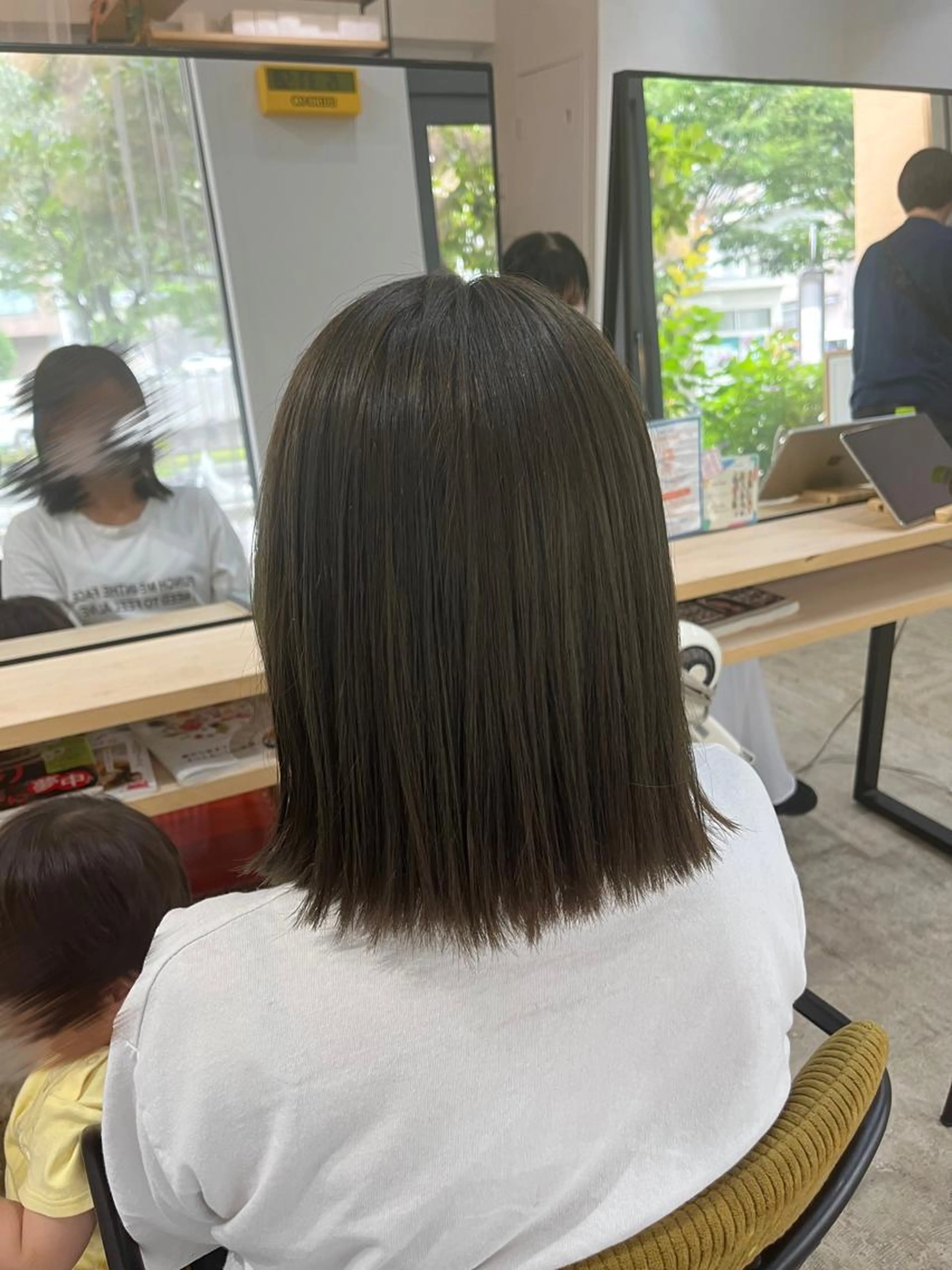 🦐①名様限定🦐縮毛矯正モデル🐢鎖骨下以上の方🥕⚠️ブリーチ、矯正履歴❌  カラー履歴⭕️⚠️の写真