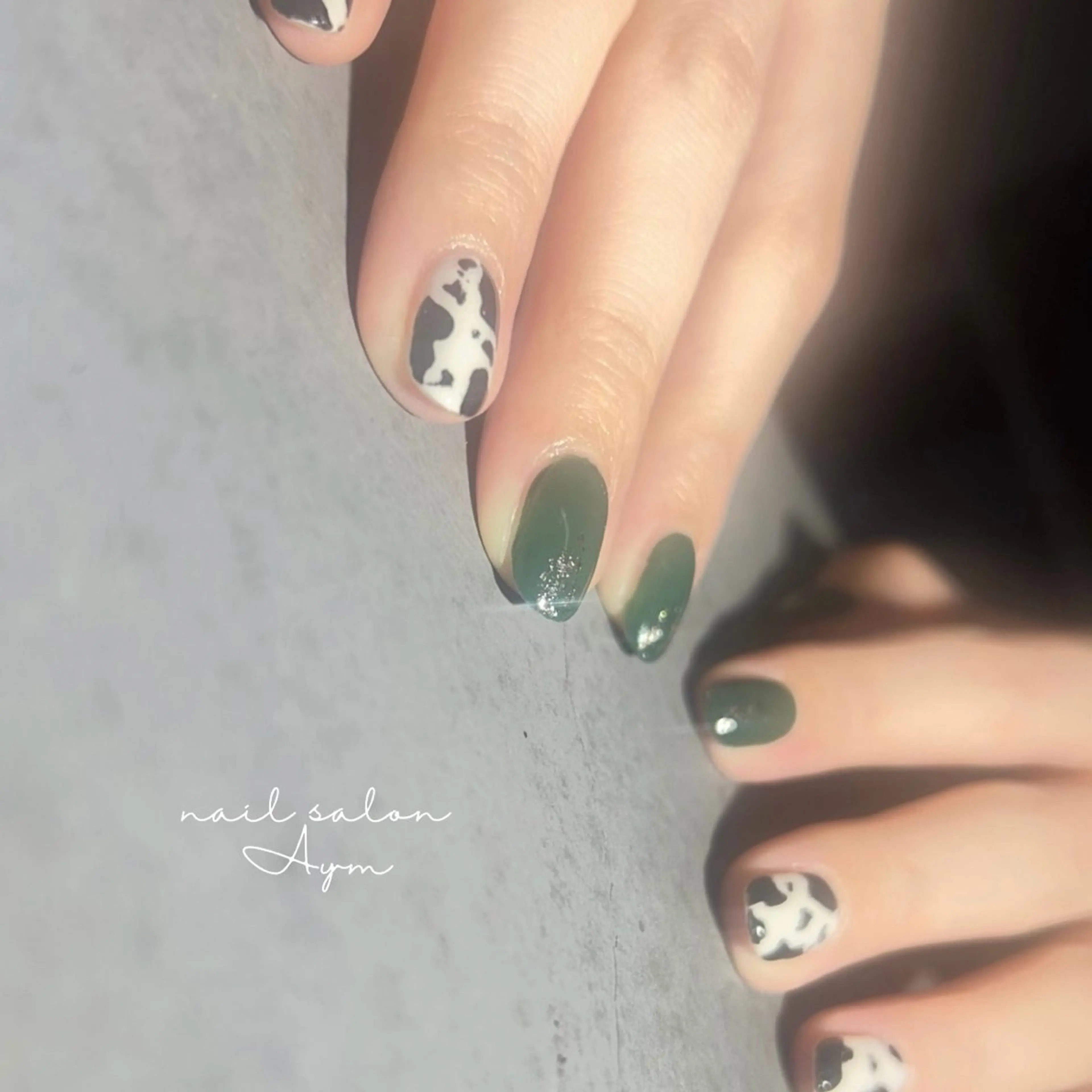 ネイル アニマル柄 ハンドネイル nail salon  Aym所属・nail salon Aymのネイルデザイン