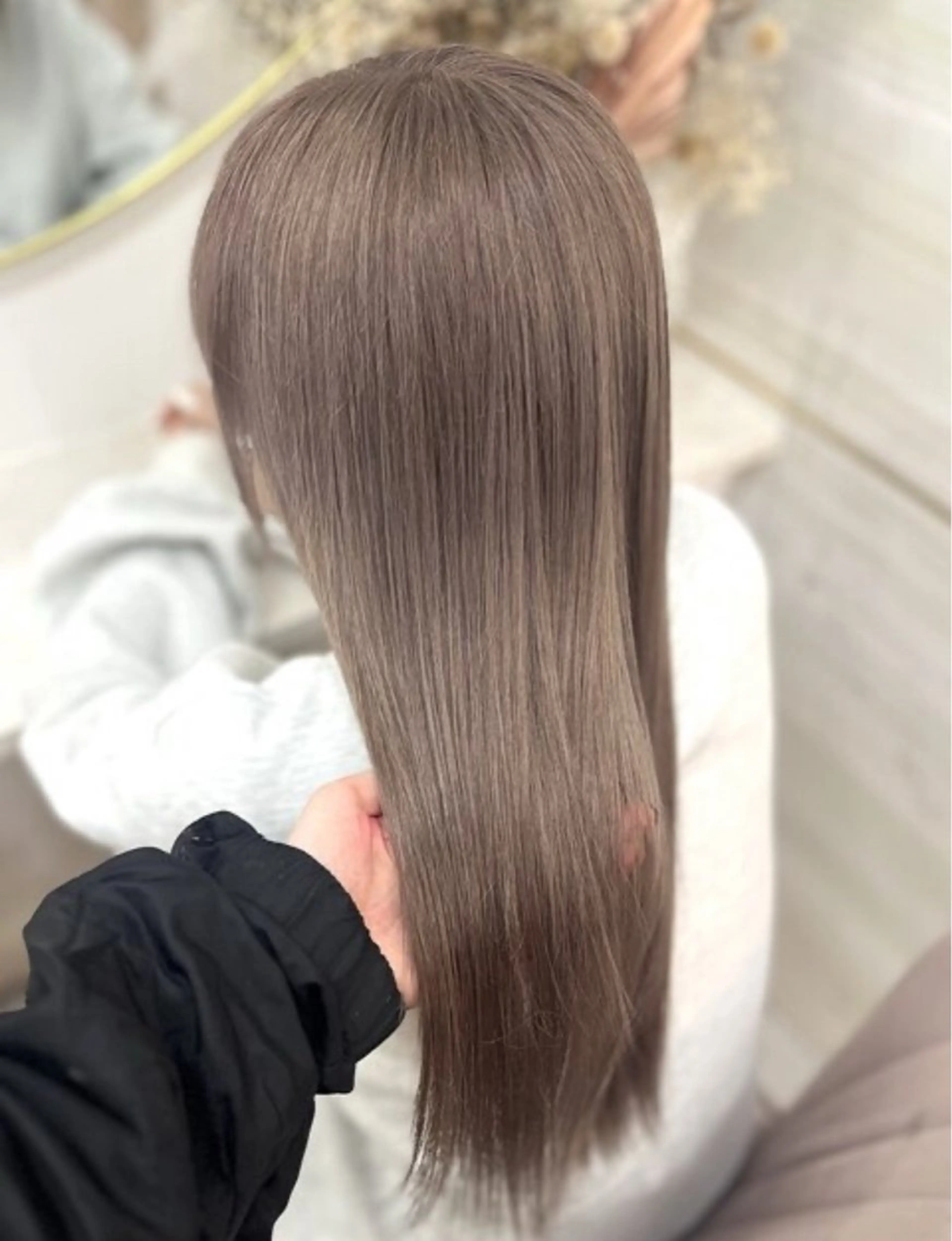 ロング 💘Kurea💘 艶髪/韓国/暗髪のヘアスタイル