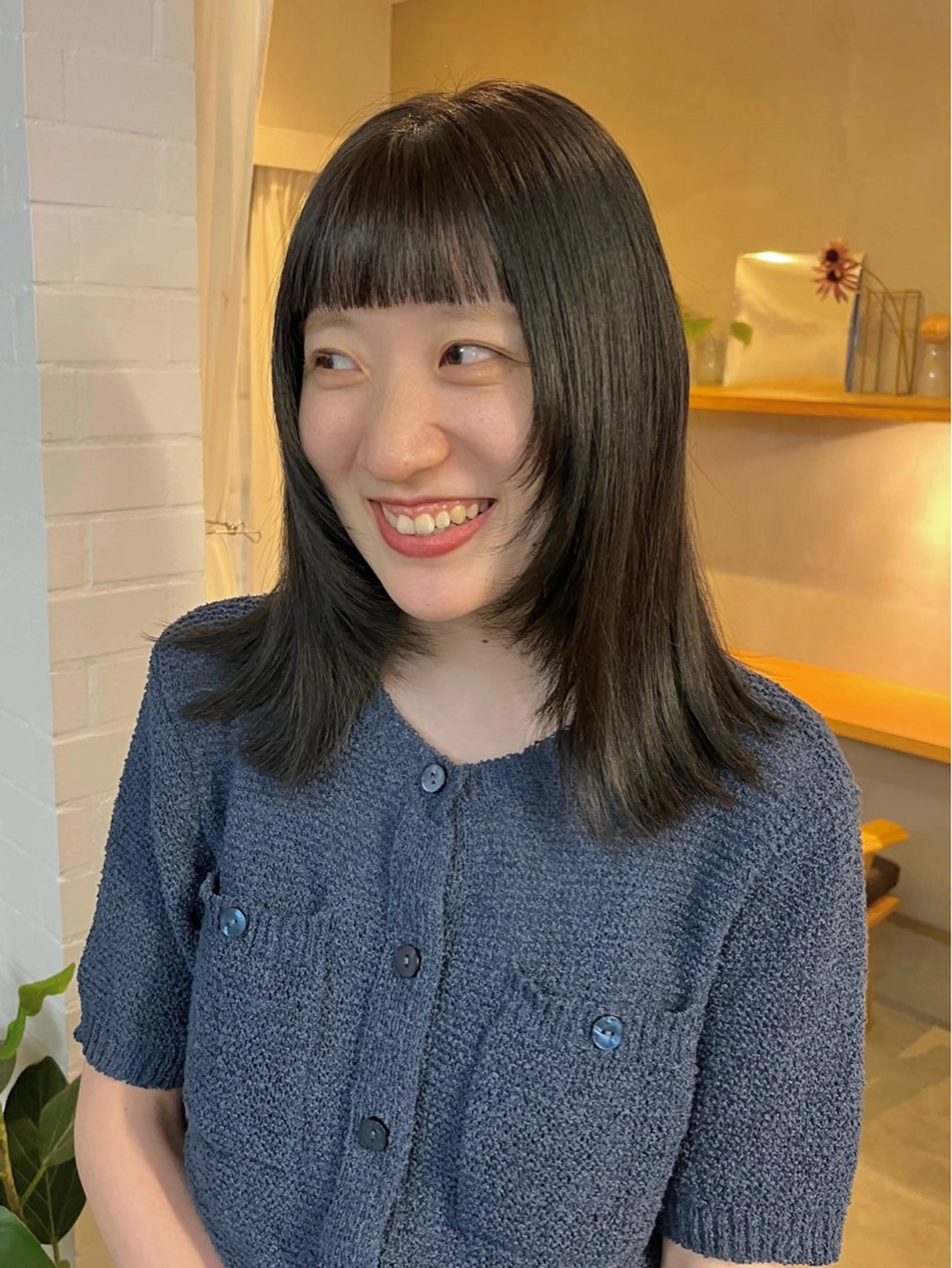 ミディアム カラー 伊藤ゆかり/髪質改善 /透明感カラーのヘアスタイル