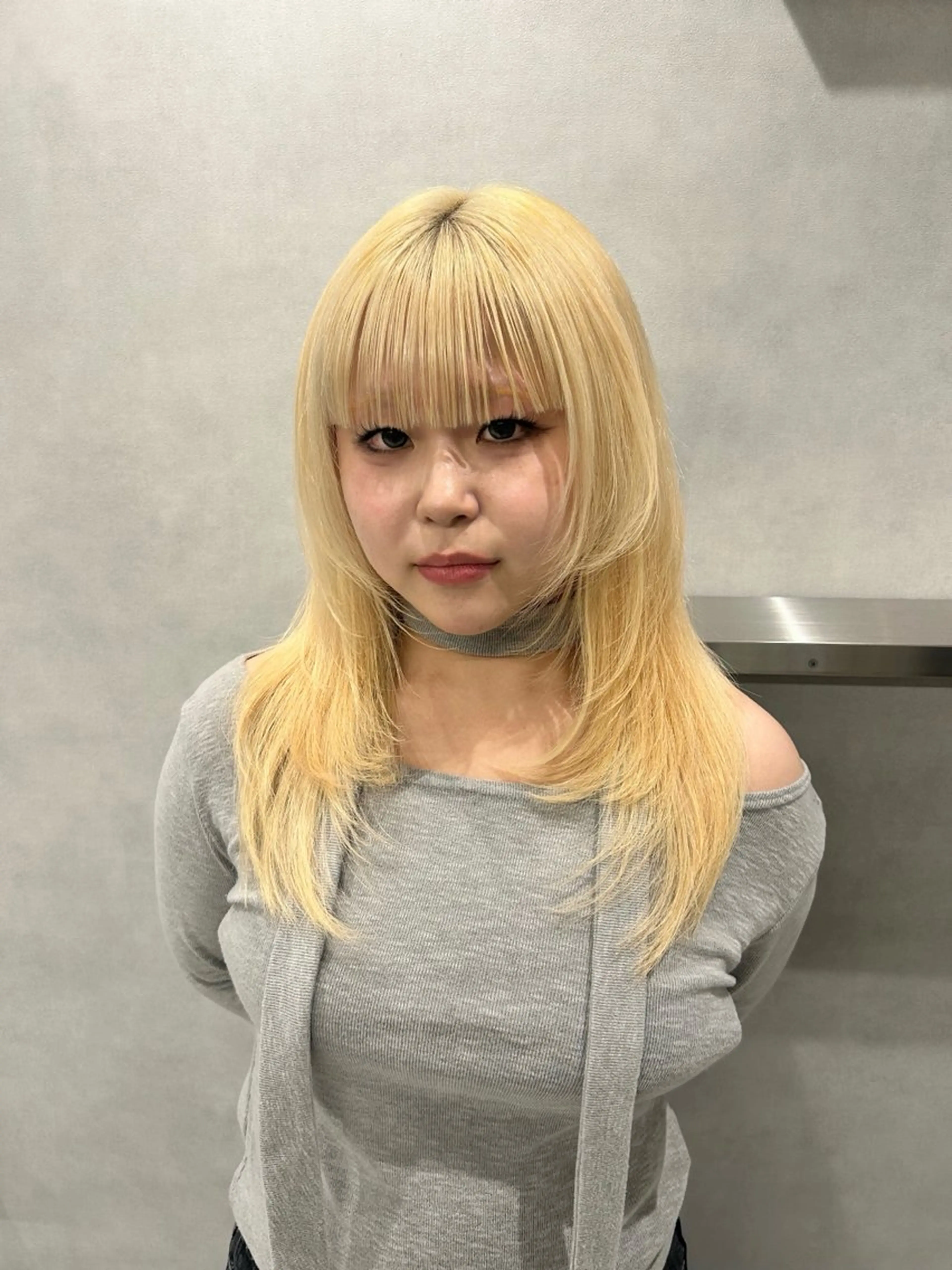 ロング ハイトーンカラー/ 梅田/Aikaのヘアスタイル