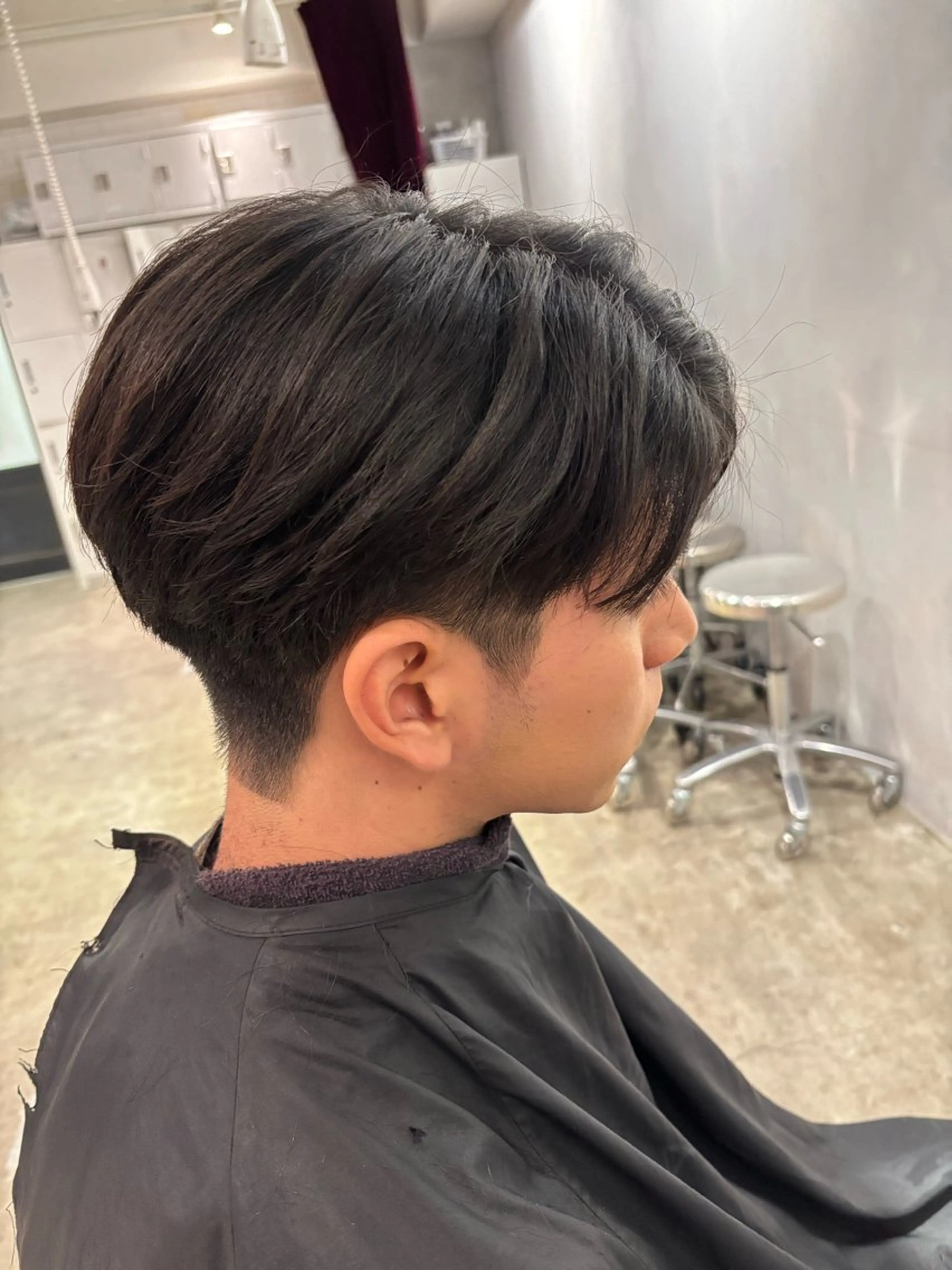 メンズ センターパート メンズ韓国風 たなかあゆ✨ALBU MACADEMY渋谷のヘアスタイル