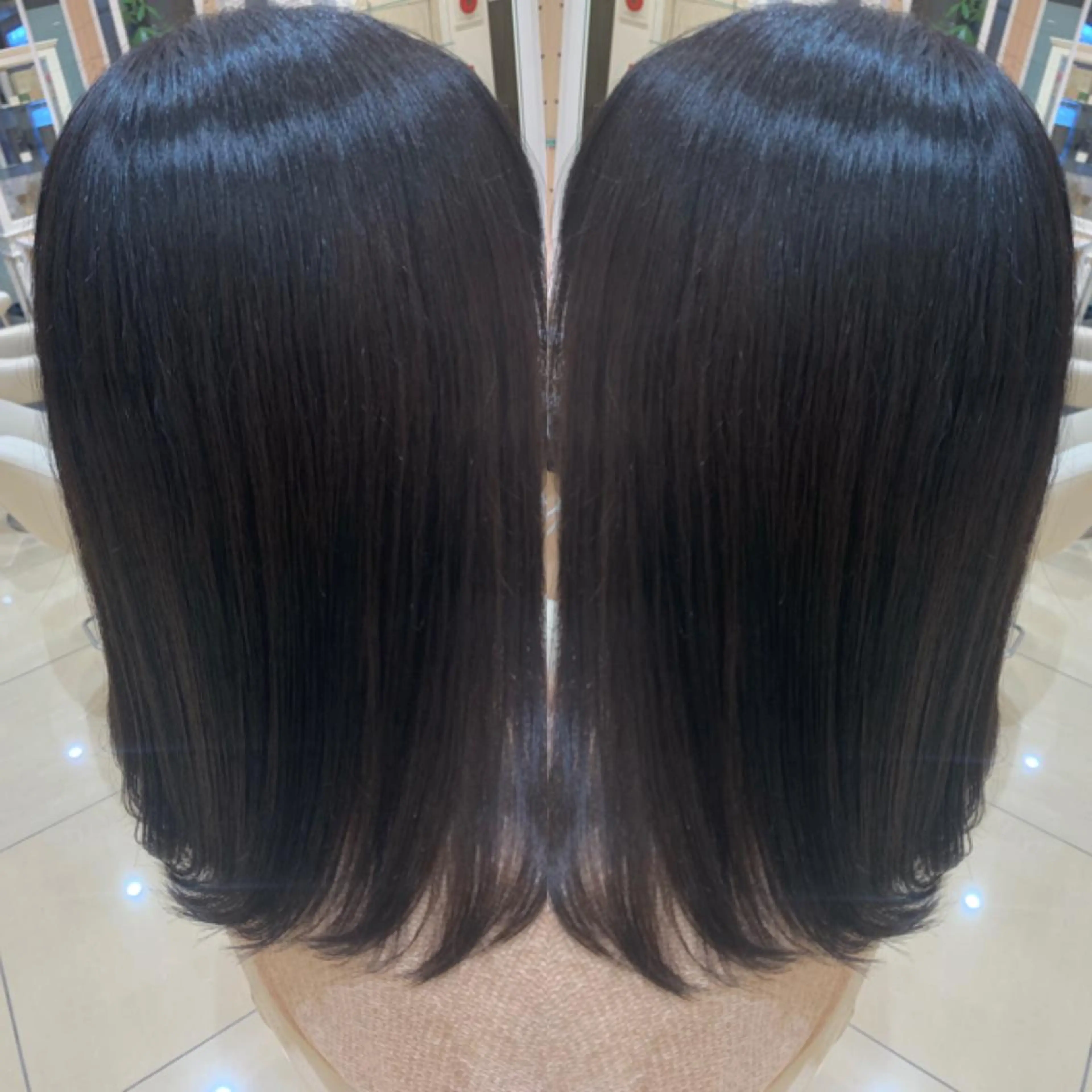 セミロング 🩵波巻き／ツイスパ HARU💎のヘアスタイル