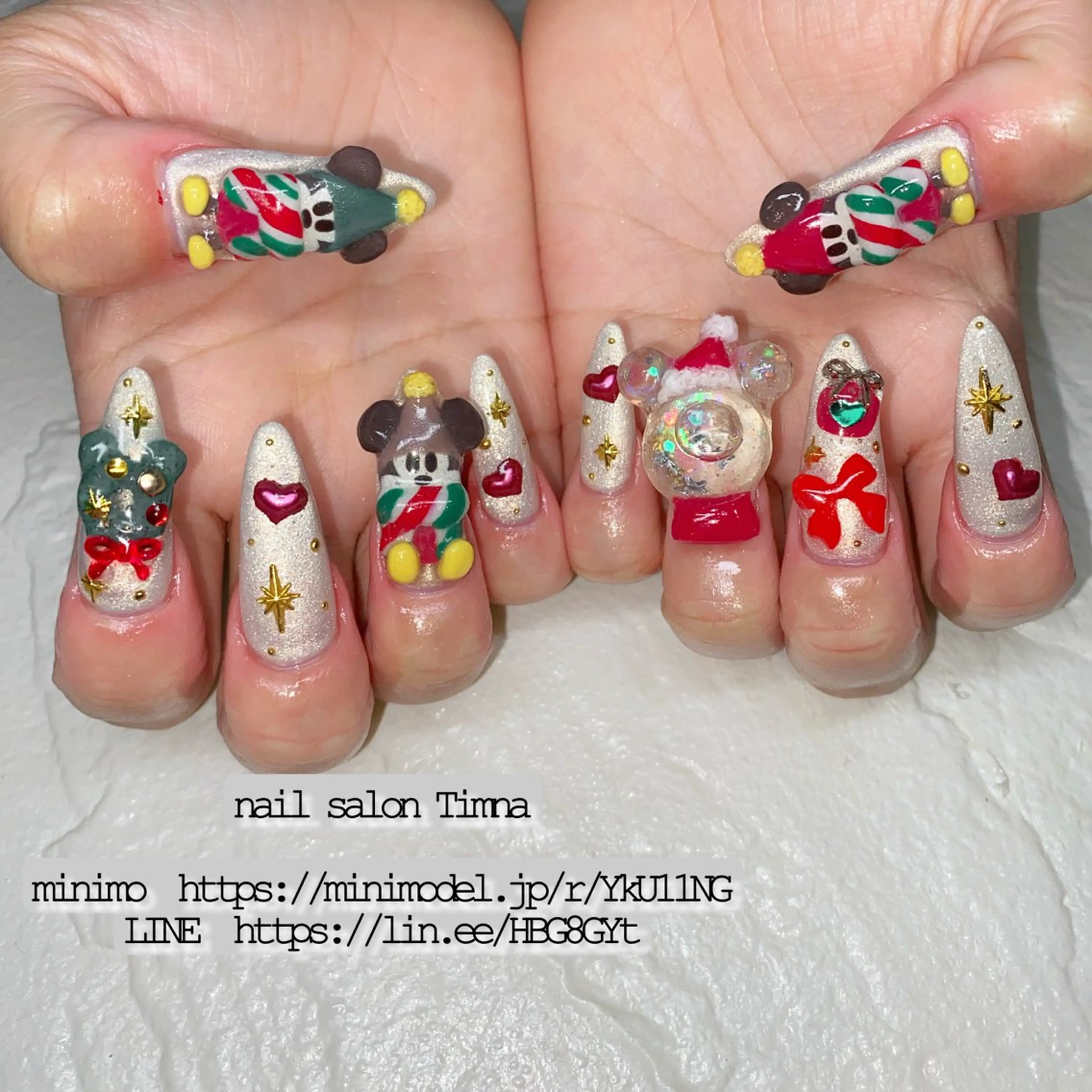 ロング ハンドネイル NAILSALON 🍔Timna🍟のネイルデザイン