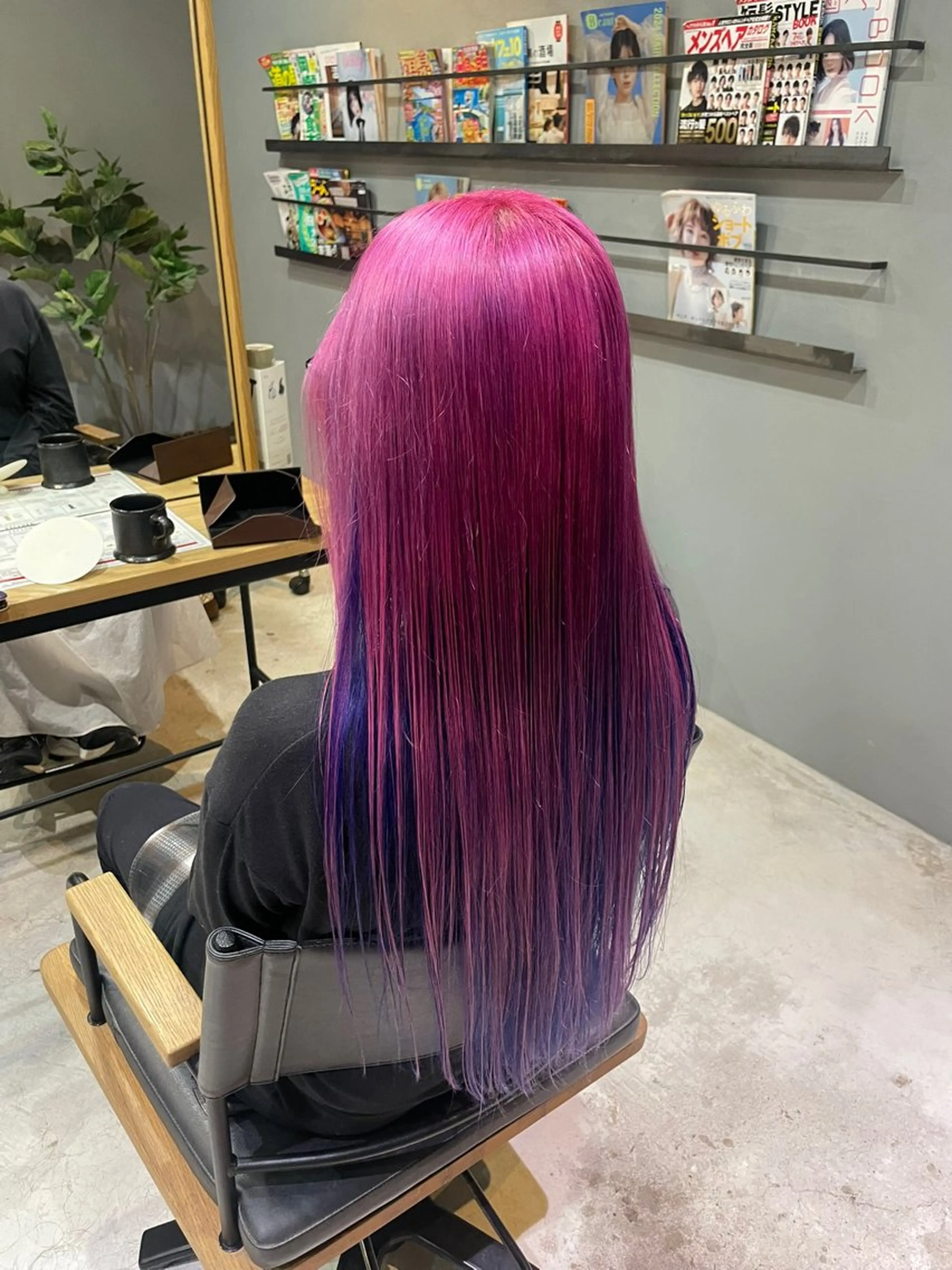 ロング カラー ヘアカラー トリートメント 透明感/艶髪カラー/ 韓国/rinaのヘアスタイル