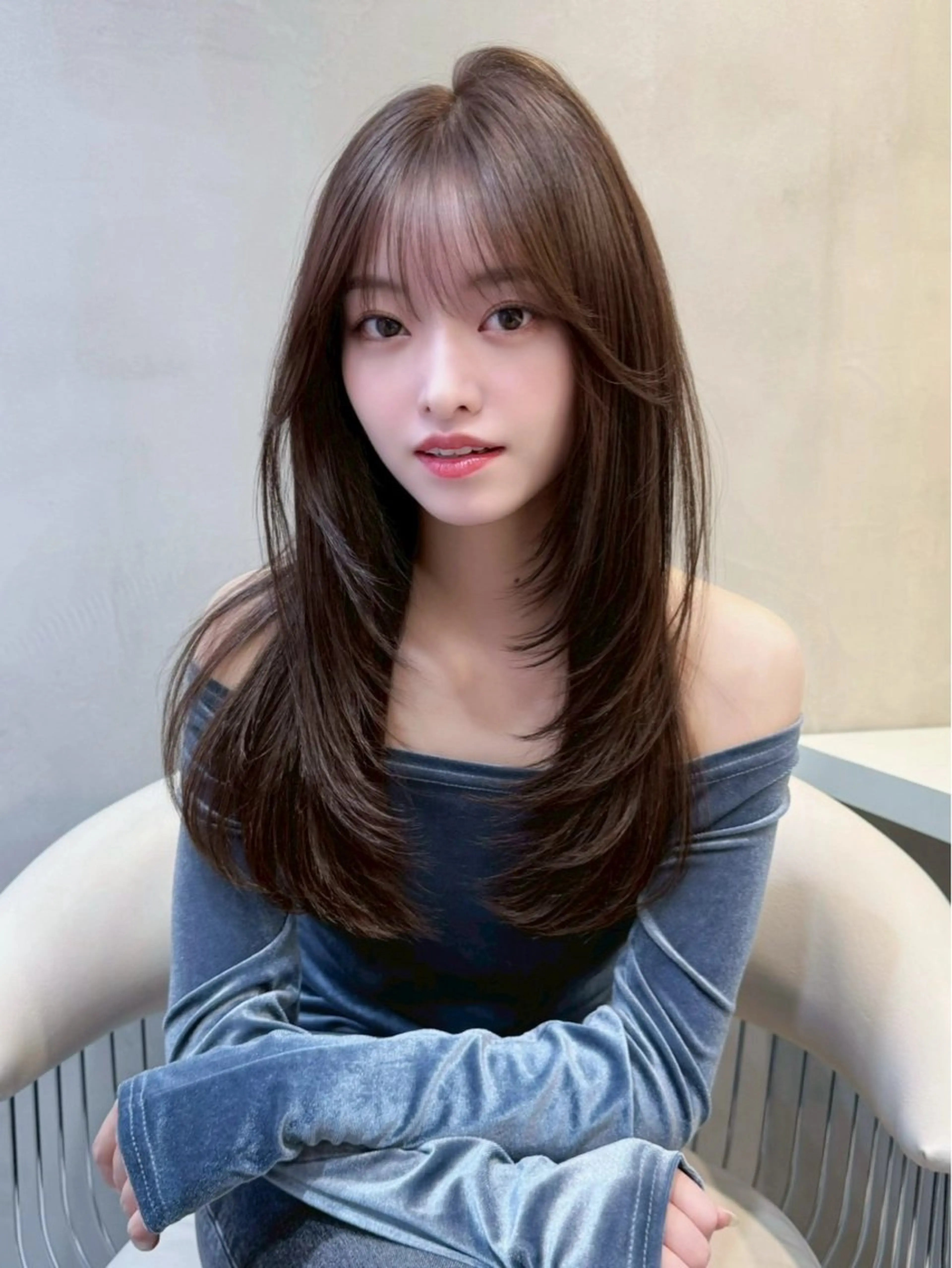 ロング カラー ヘアアレンジ カット ヘアカラー 縮毛矯正 トリートメント 美髪矯正🫧/ 吉田こうすけのヘアスタイル