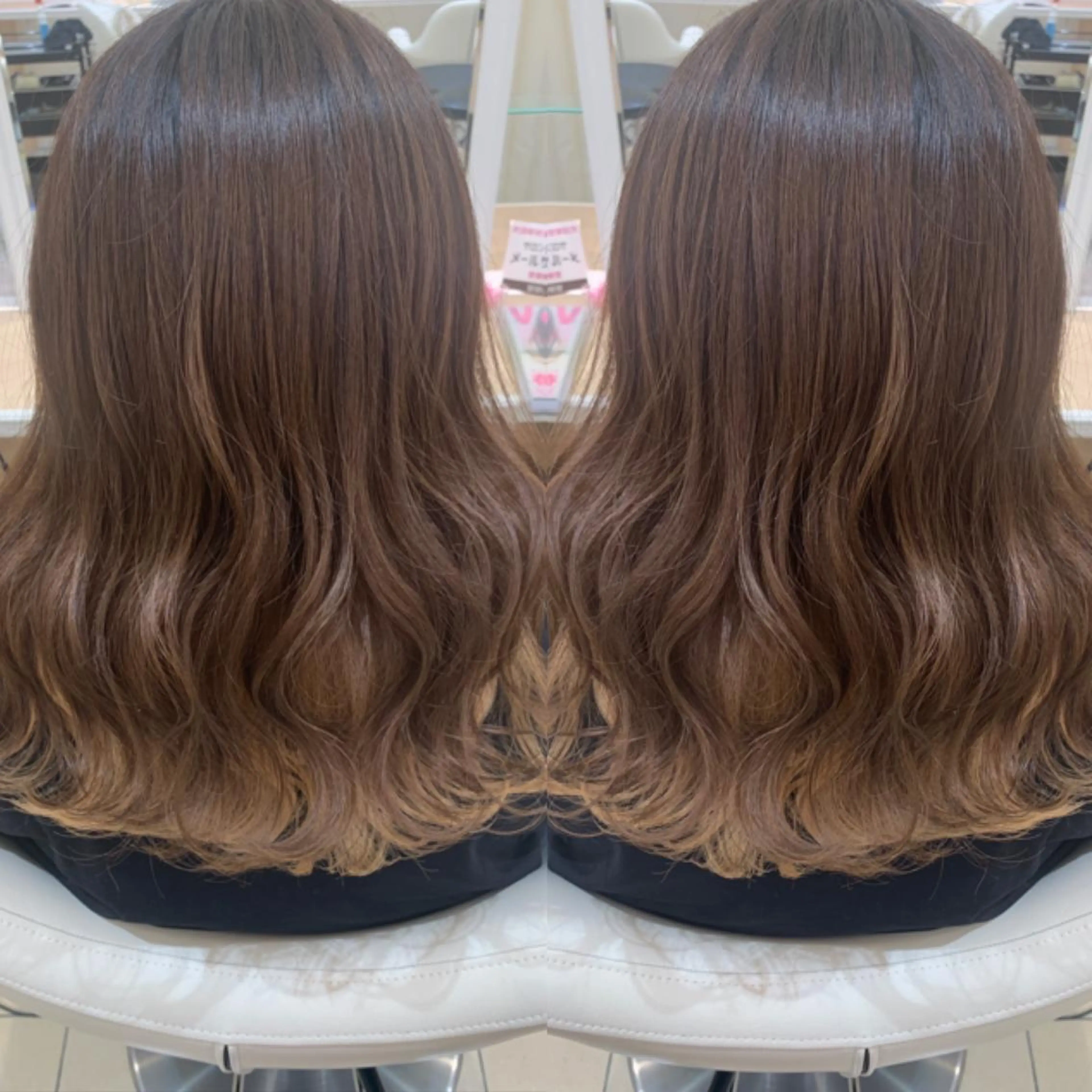 ミディアム 🩵波巻き／ツイスパ HARU💎のヘアスタイル