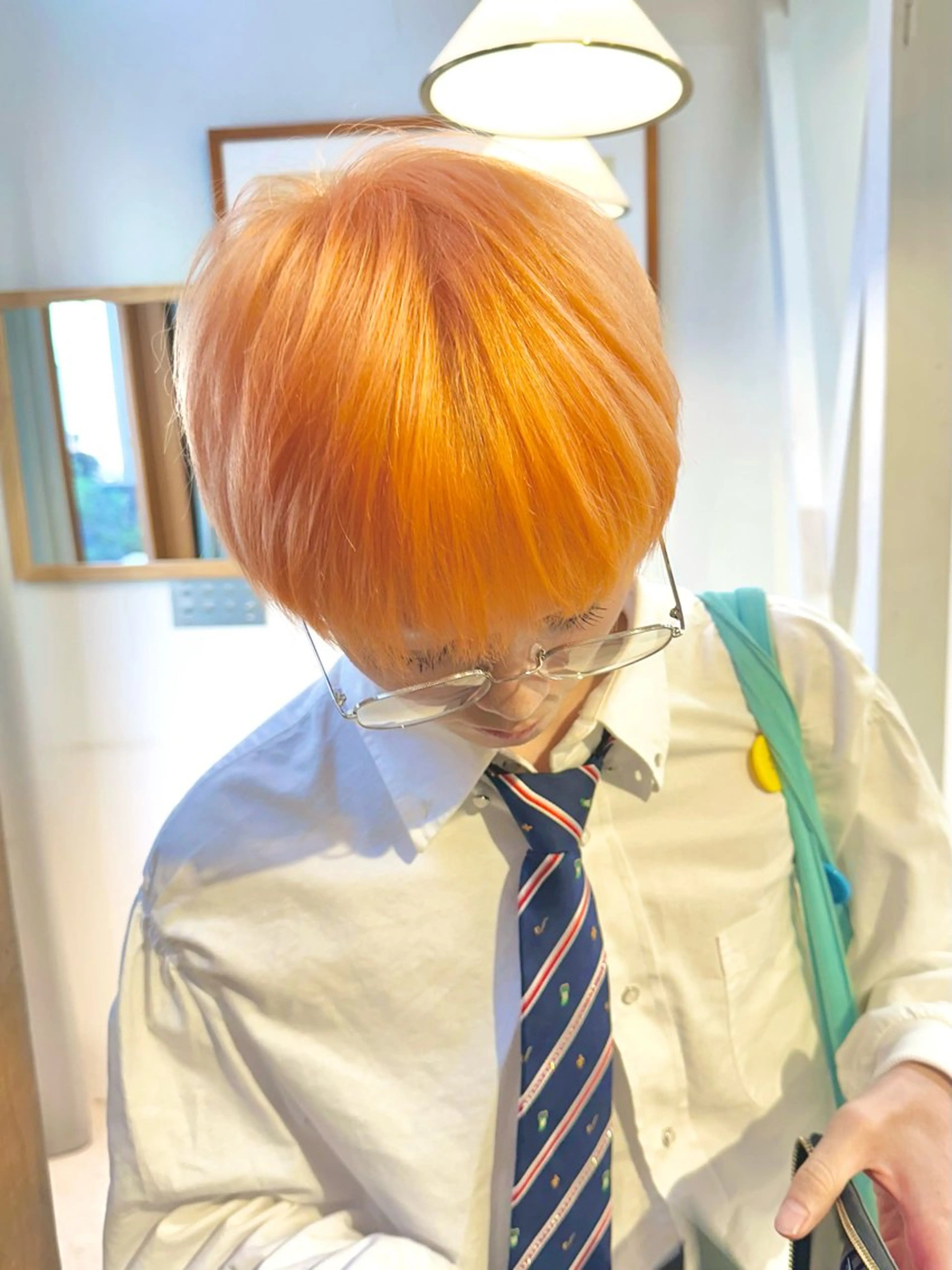 ショート カラー メンズ ヘアカラー トリートメント kai .のヘアスタイル