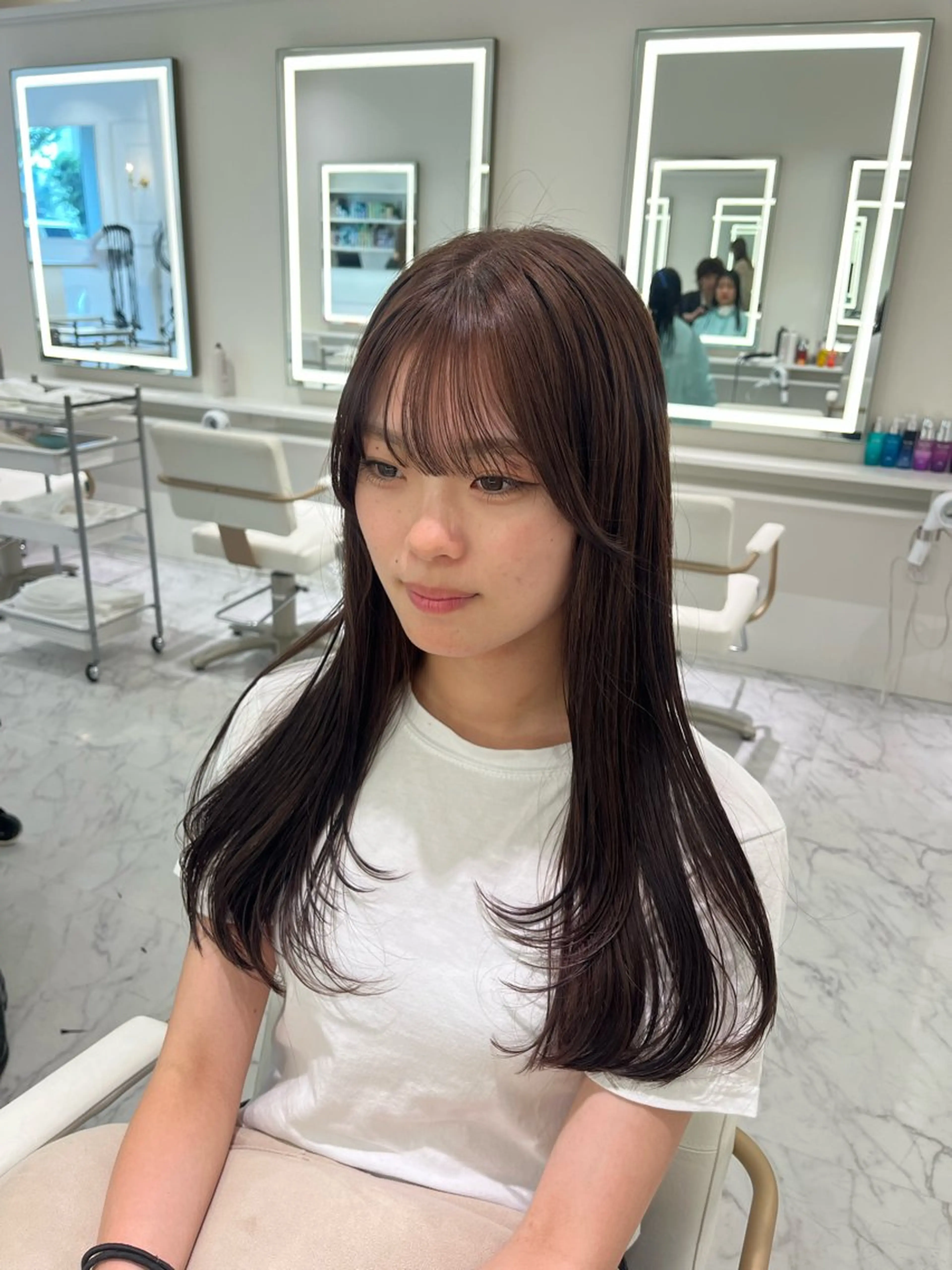 ロング カット ヘアカラー ParveMix /石田 佳澄🩶のヘアスタイル