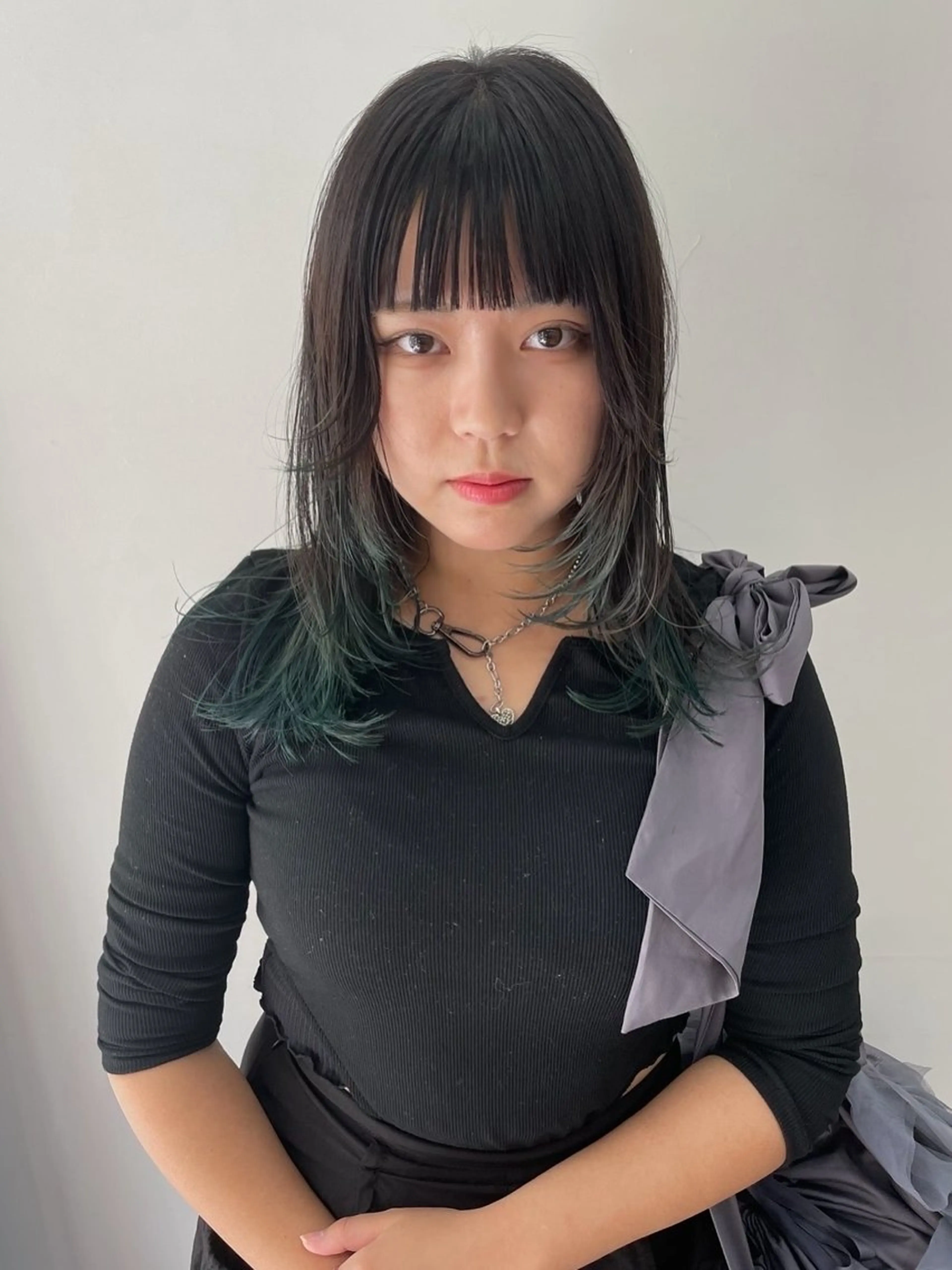 セミロング カラー パーマ ヘアアレンジ メンズ カット ヘアカラー トリートメント tatsumi/ボブ ウルフ/レイヤーのヘアスタイル