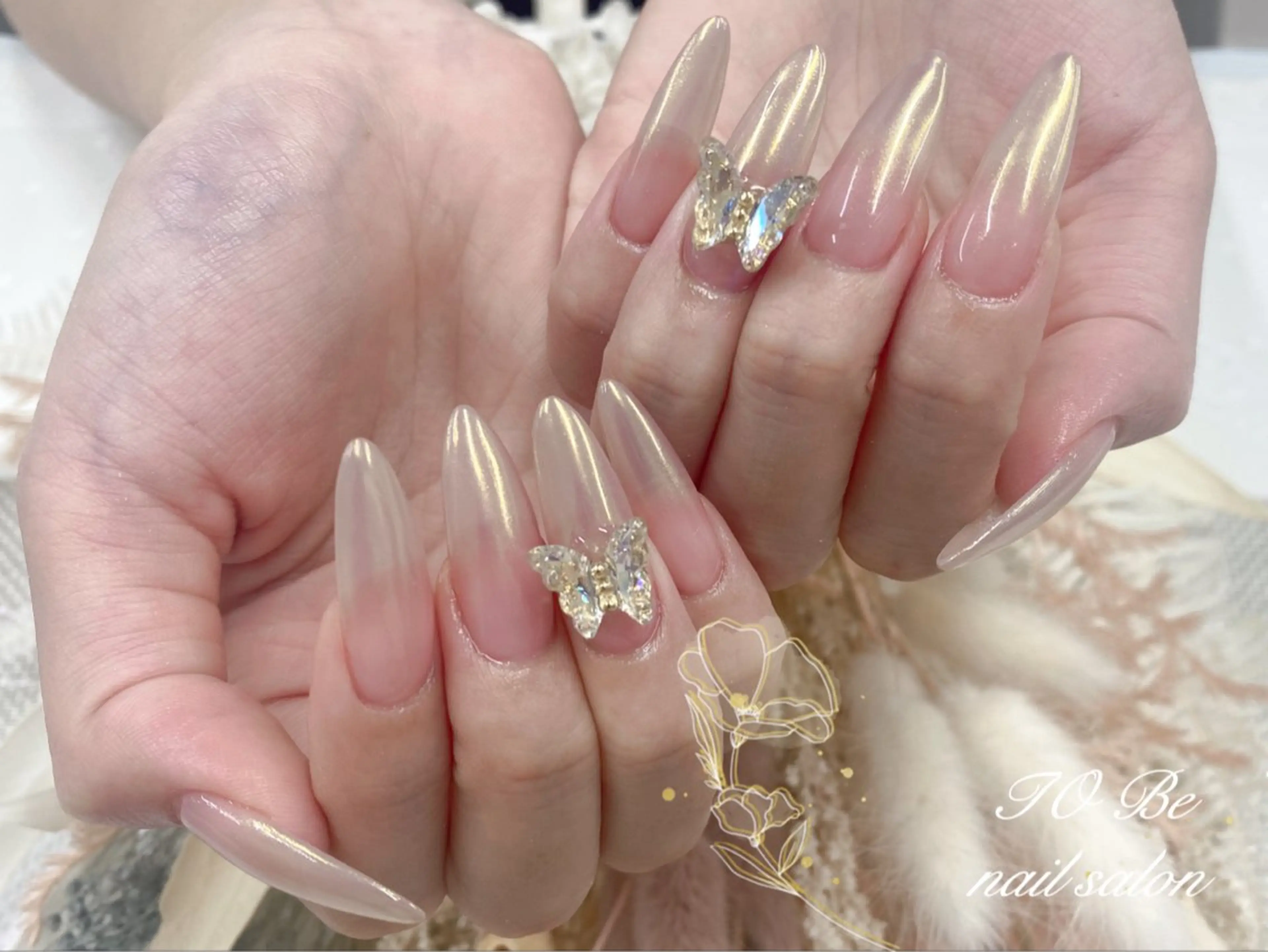 ロング Nail Salon To Be珈月のネイルデザイン