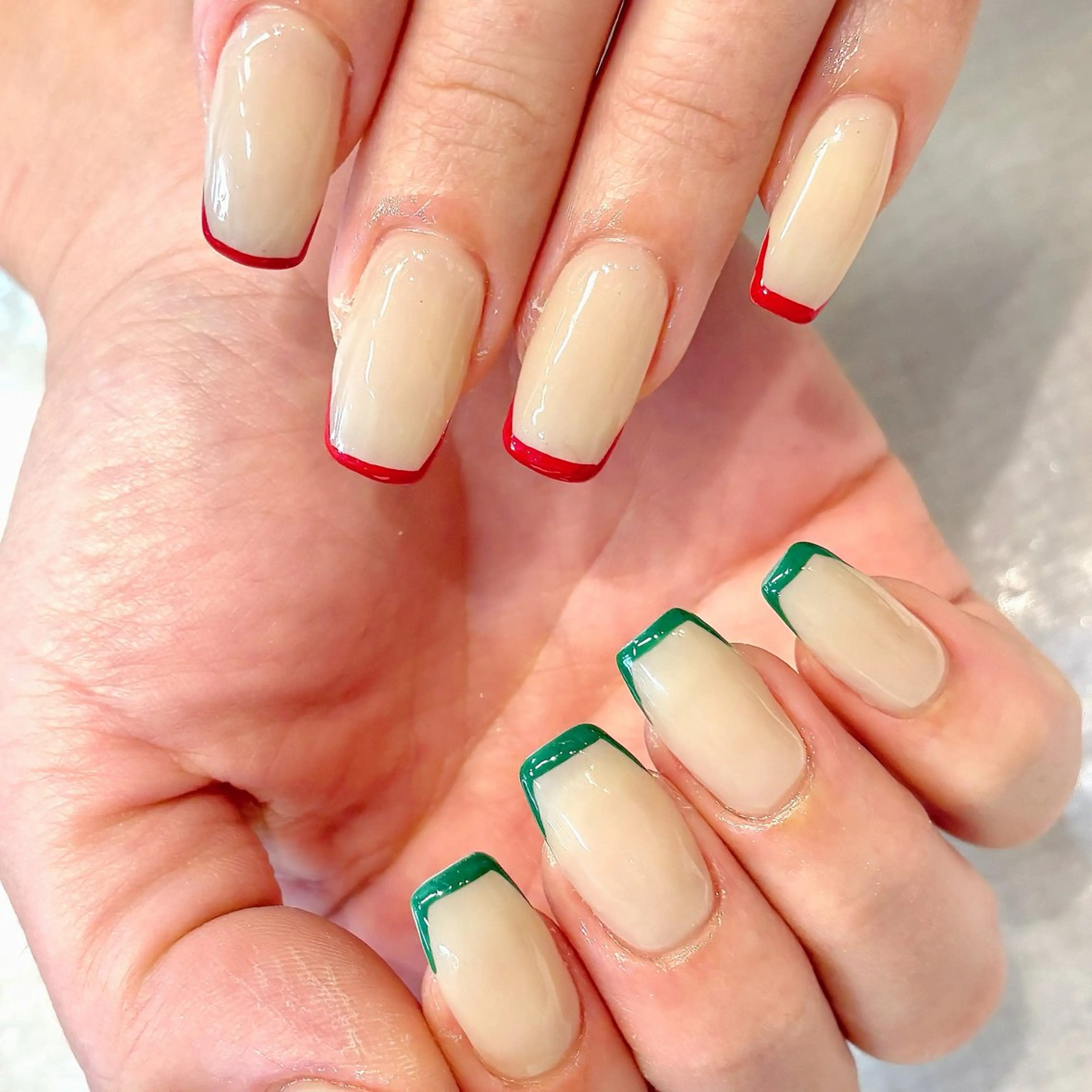 ネイル フレンチネイル ジェルネイル ハンドネイル Chipie_ ayanoのネイルデザイン