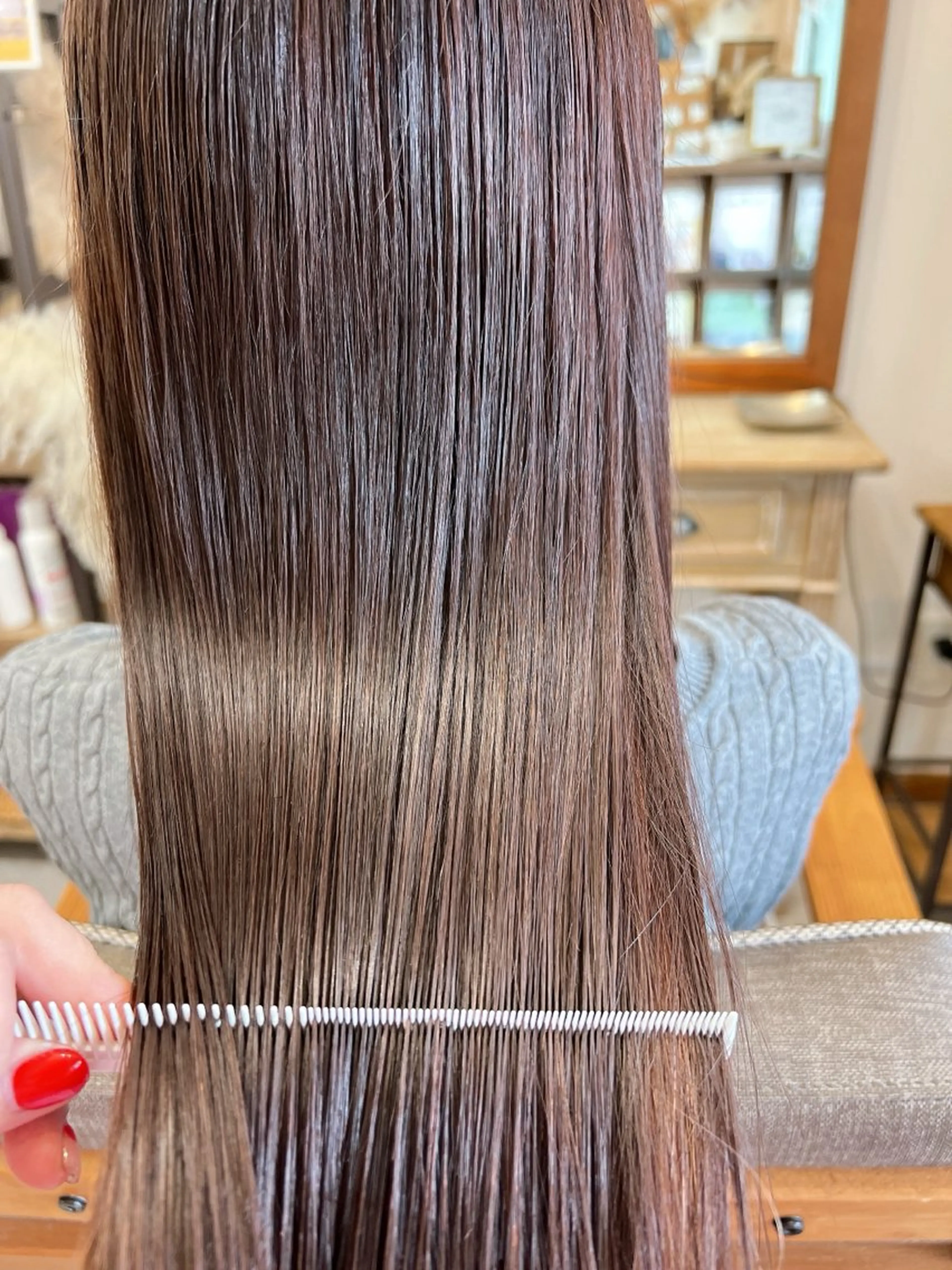 ロング 髪質改善 トリートメント hair works raptureのヘアスタイル