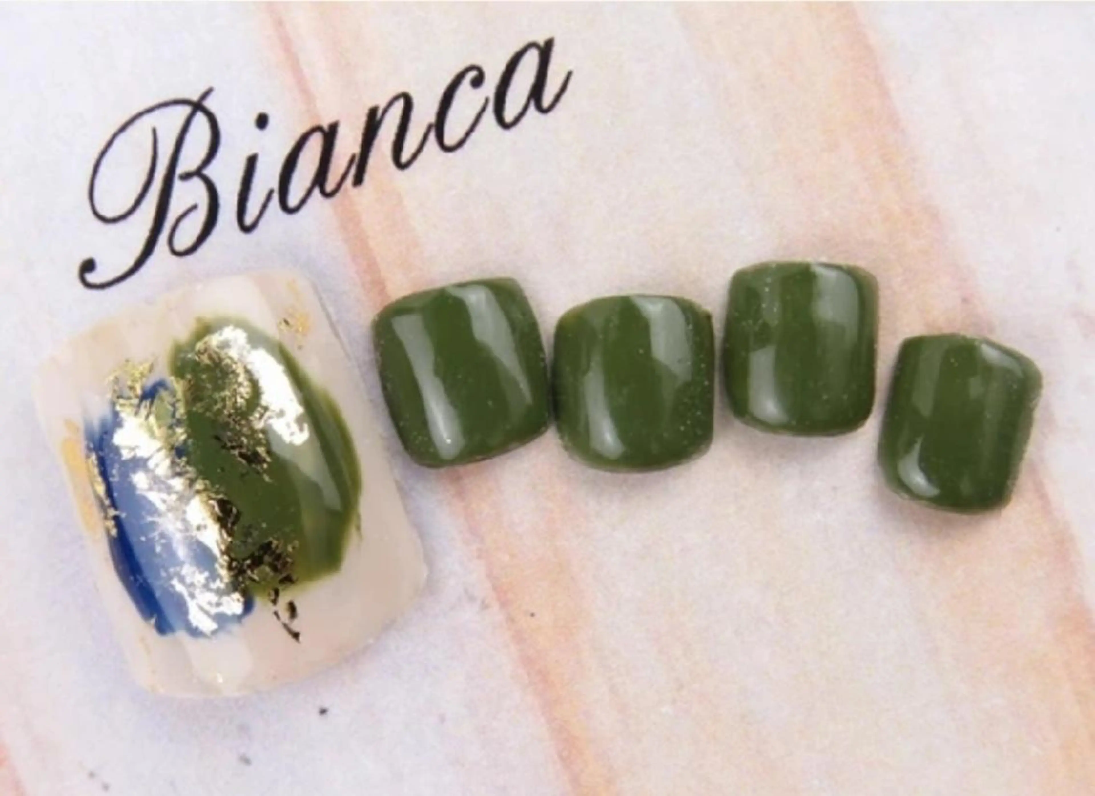 ネイル フットネイル Bianca八王子 まえさだのネイルデザイン