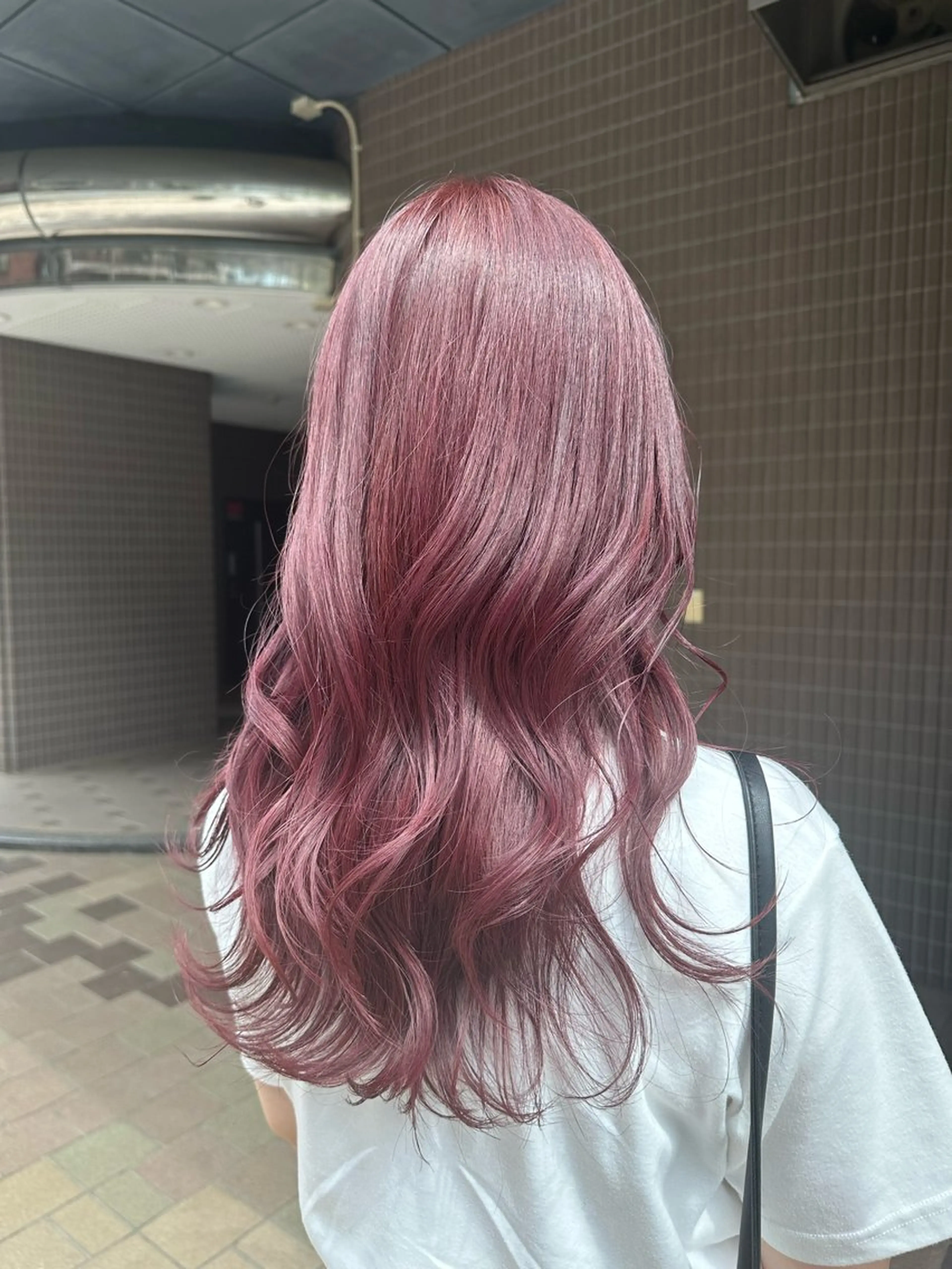 ロング カラー 清水 遥香のヘアスタイル