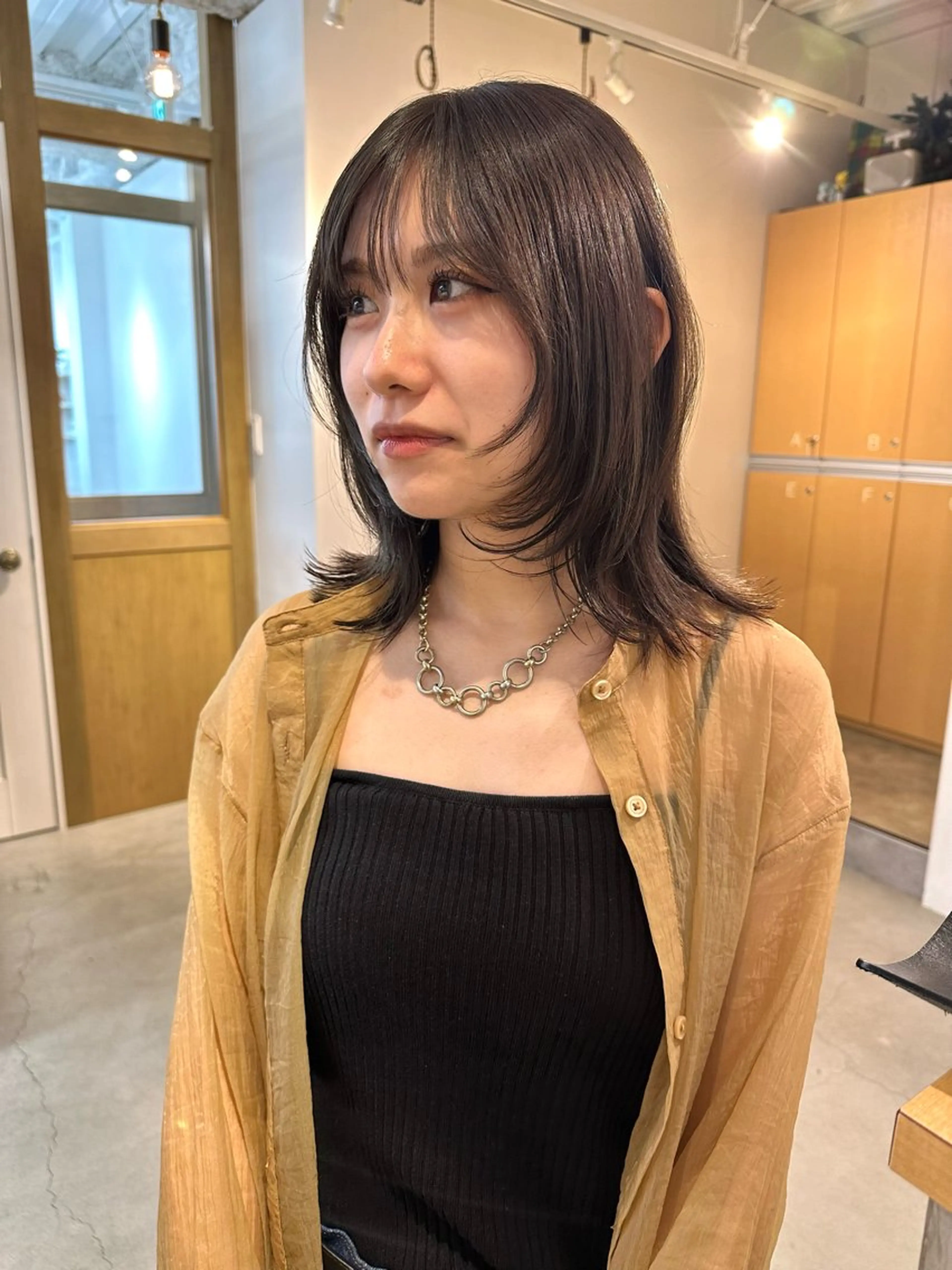 ミディアム カラー カット ヘアカラー トリートメント lelu所属・lelu / 佐々木のヘアスタイル
