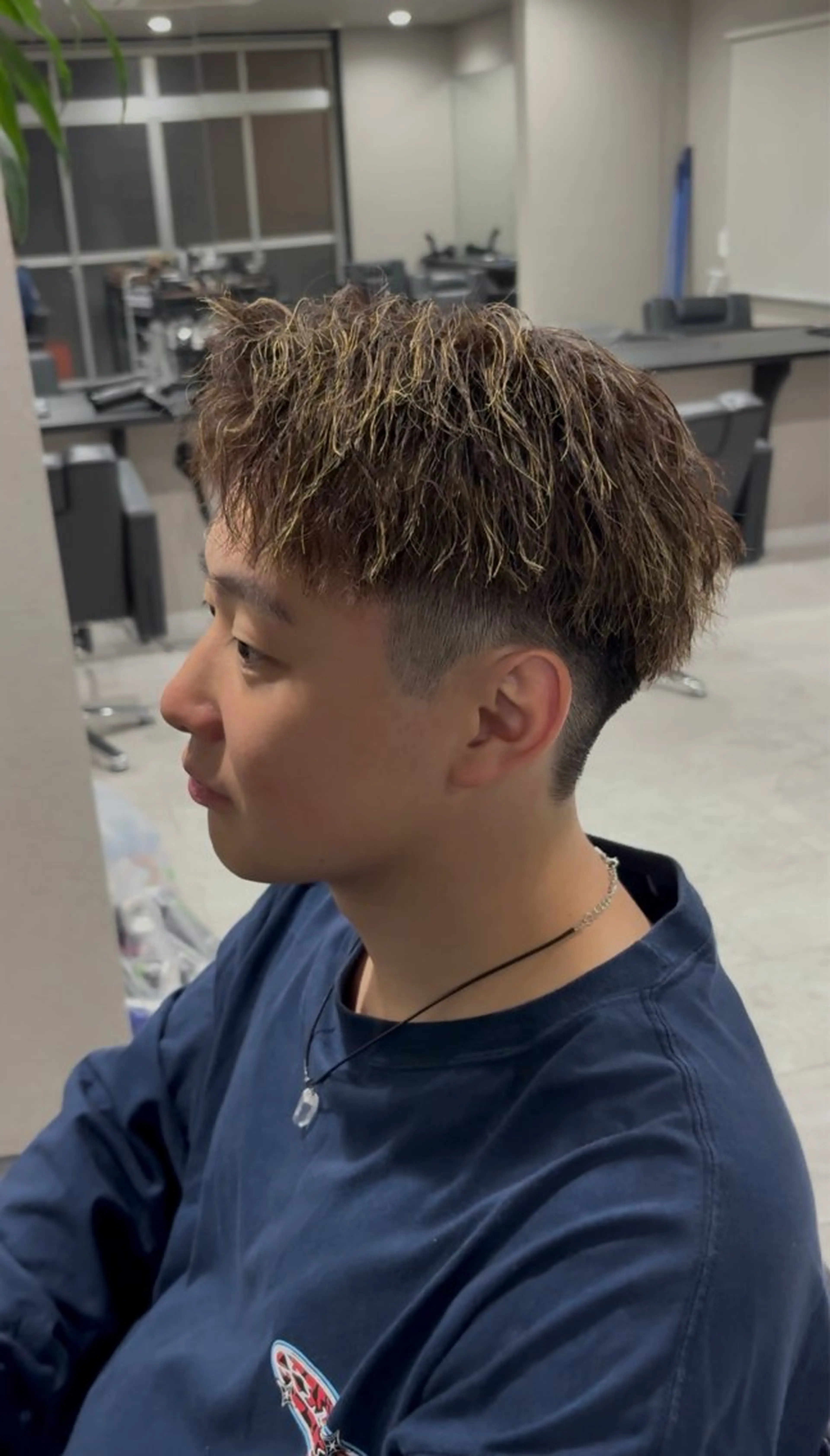 men'shair 茶髪メッシュ(1カラー＋メッシュ)の写真