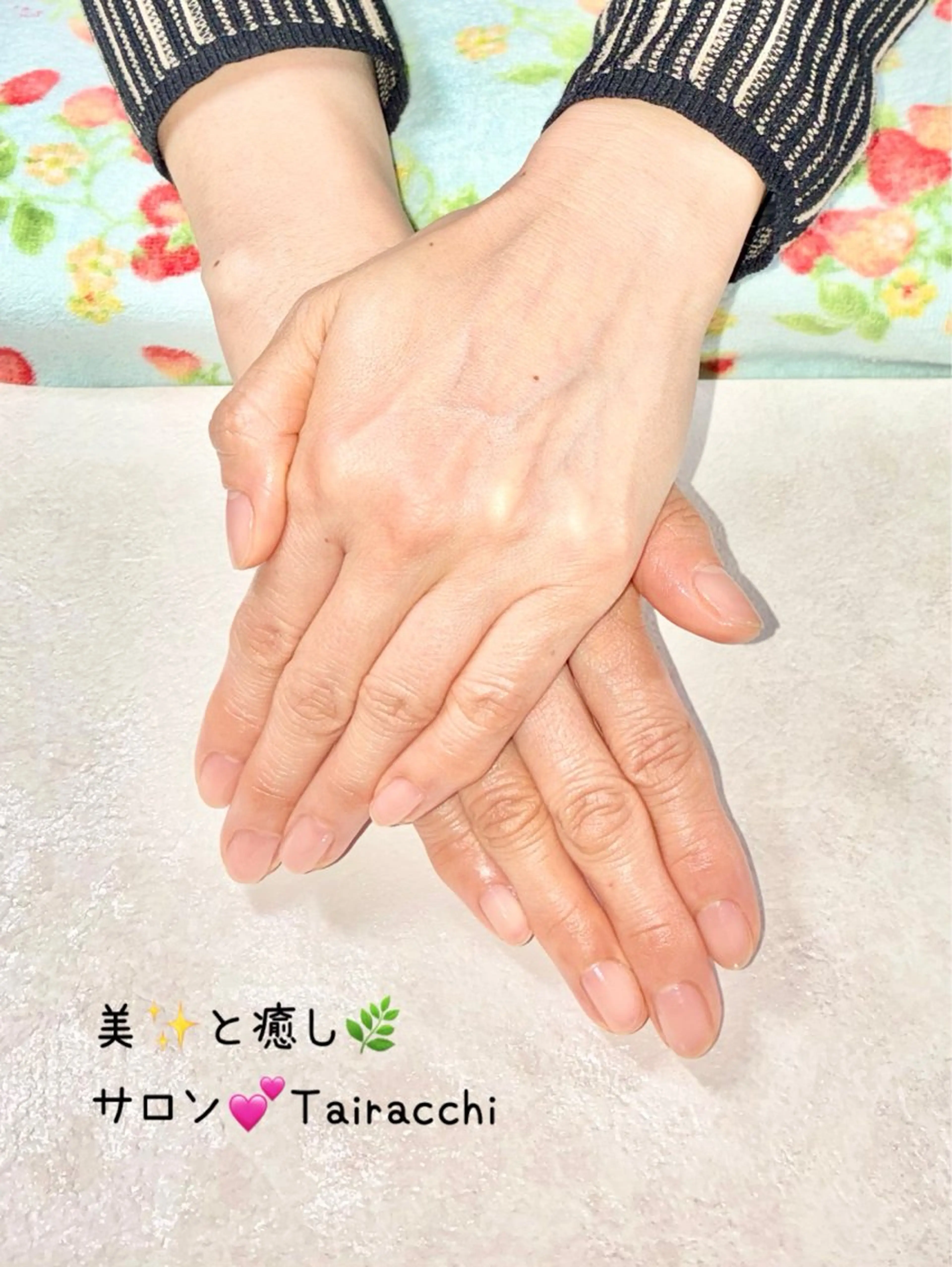 ネイル マグネットネイル 春ネイル ハンドケア Tairacchi ﾀｲﾗｯﾁのエステ・リラクイメージ