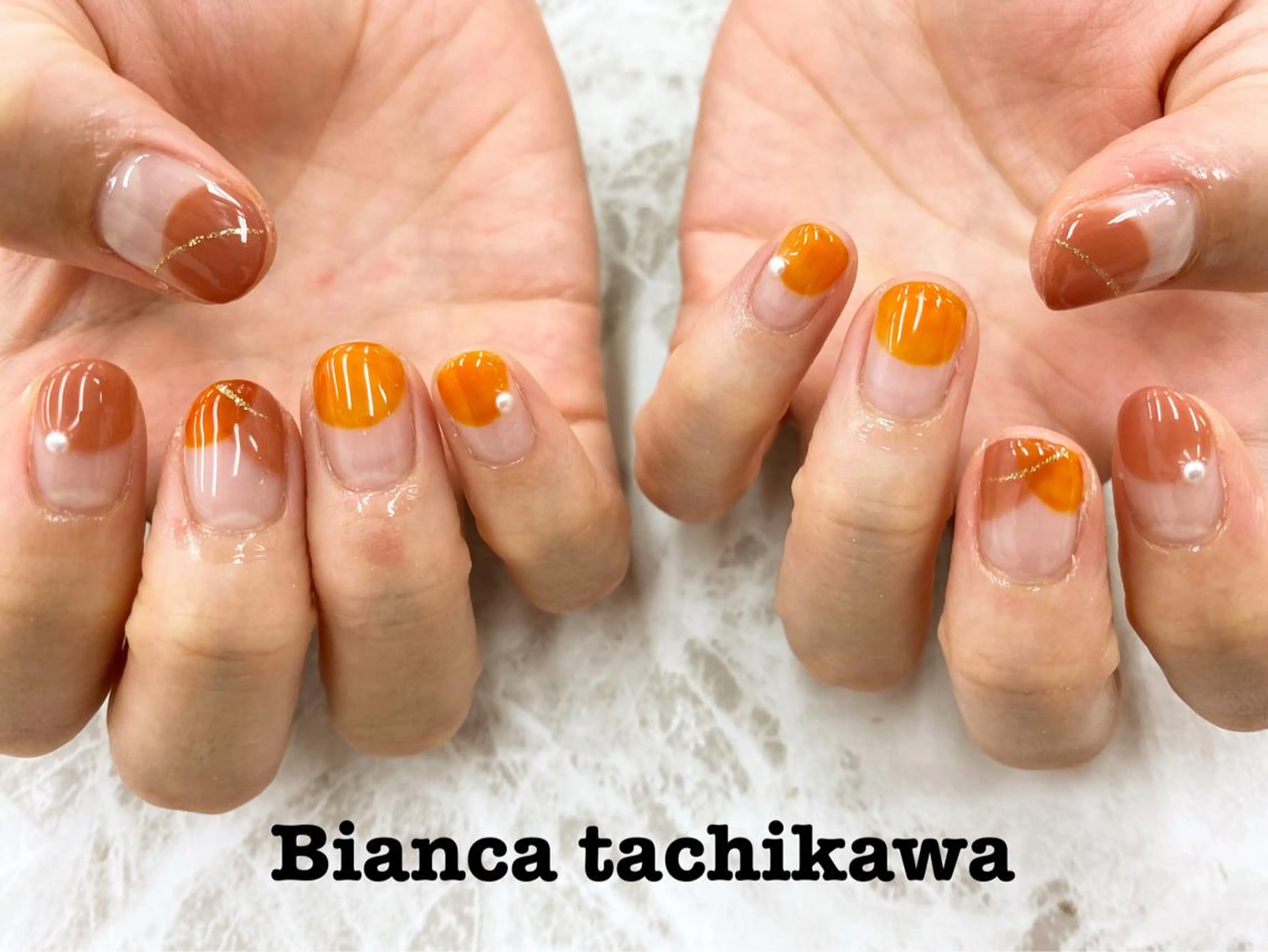 ネイル Bianca 立川店 小川のネイルデザイン