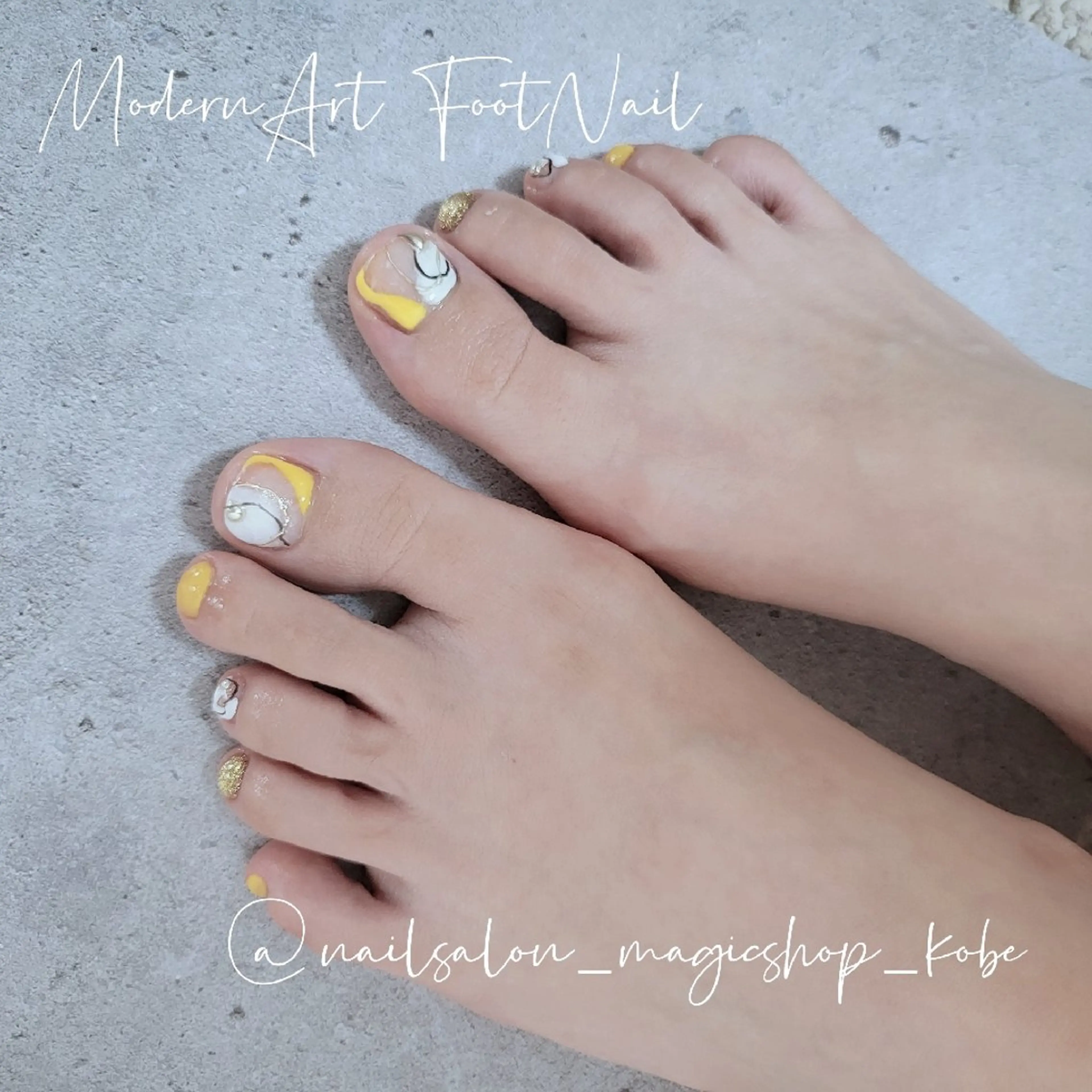 ネイル アートネイル フットネイル ジェルネイル シンプルネイル ソフトジェル フットネイル Nailsalon MagicShopのネイルデザイン