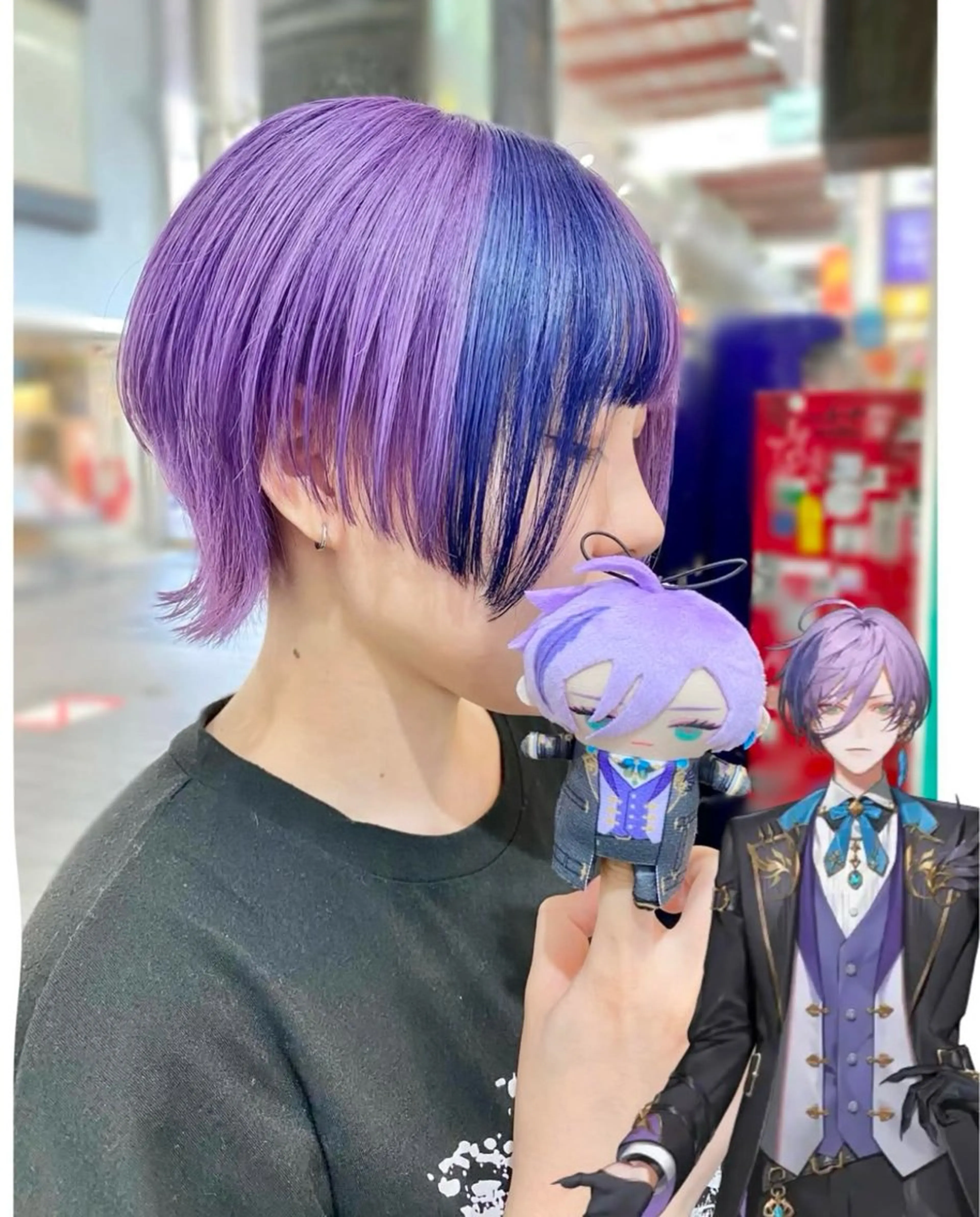 ショート カラー メッシュ ヘアカラー GARU-ガル-所属・TSUNO🦖 派手髪/オタク美容師のヘアスタイル