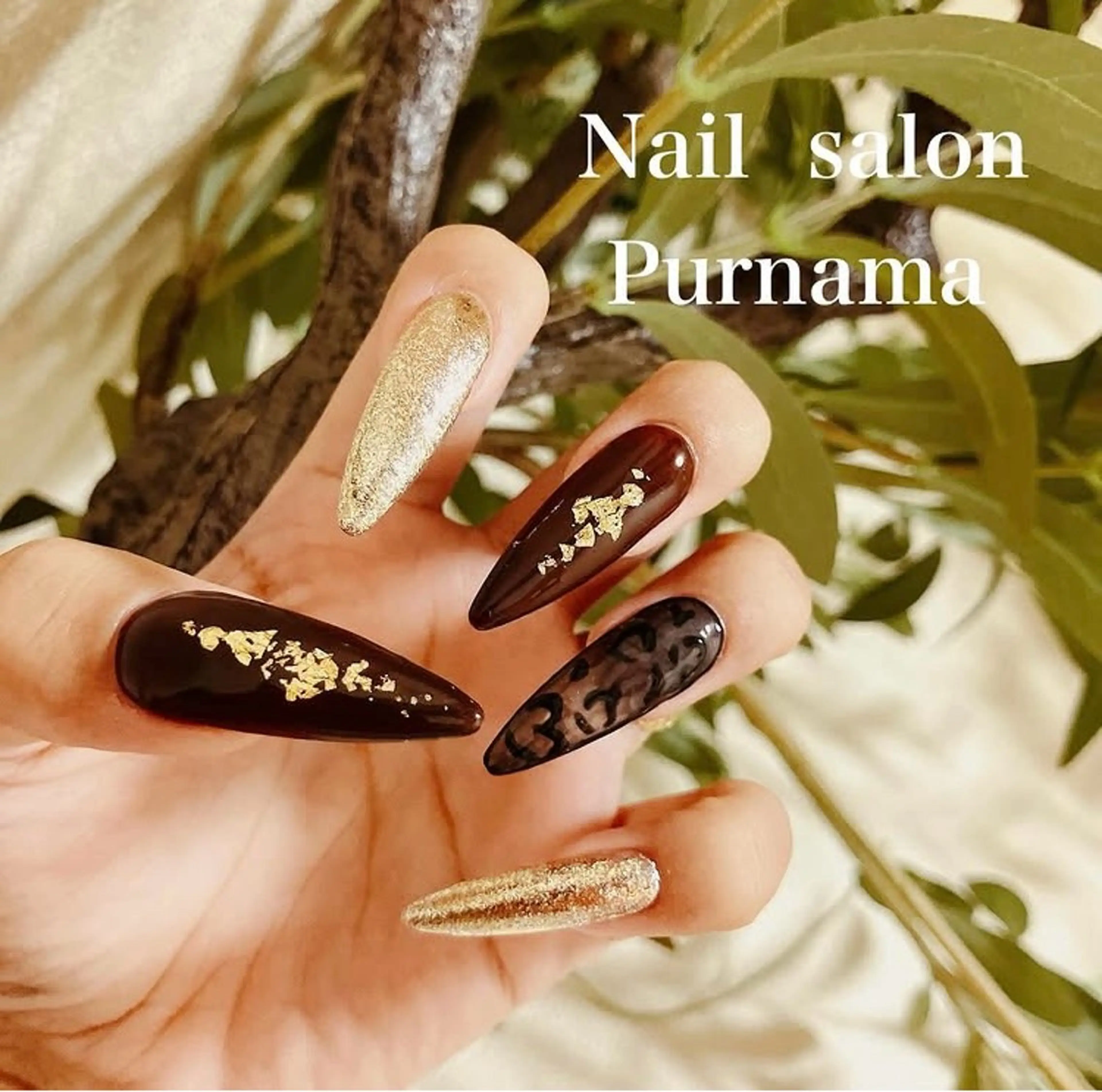 ネイル ハンドネイル Purnama(ﾌﾟﾙﾅﾓ)所属・Purnama あきのネイルデザイン