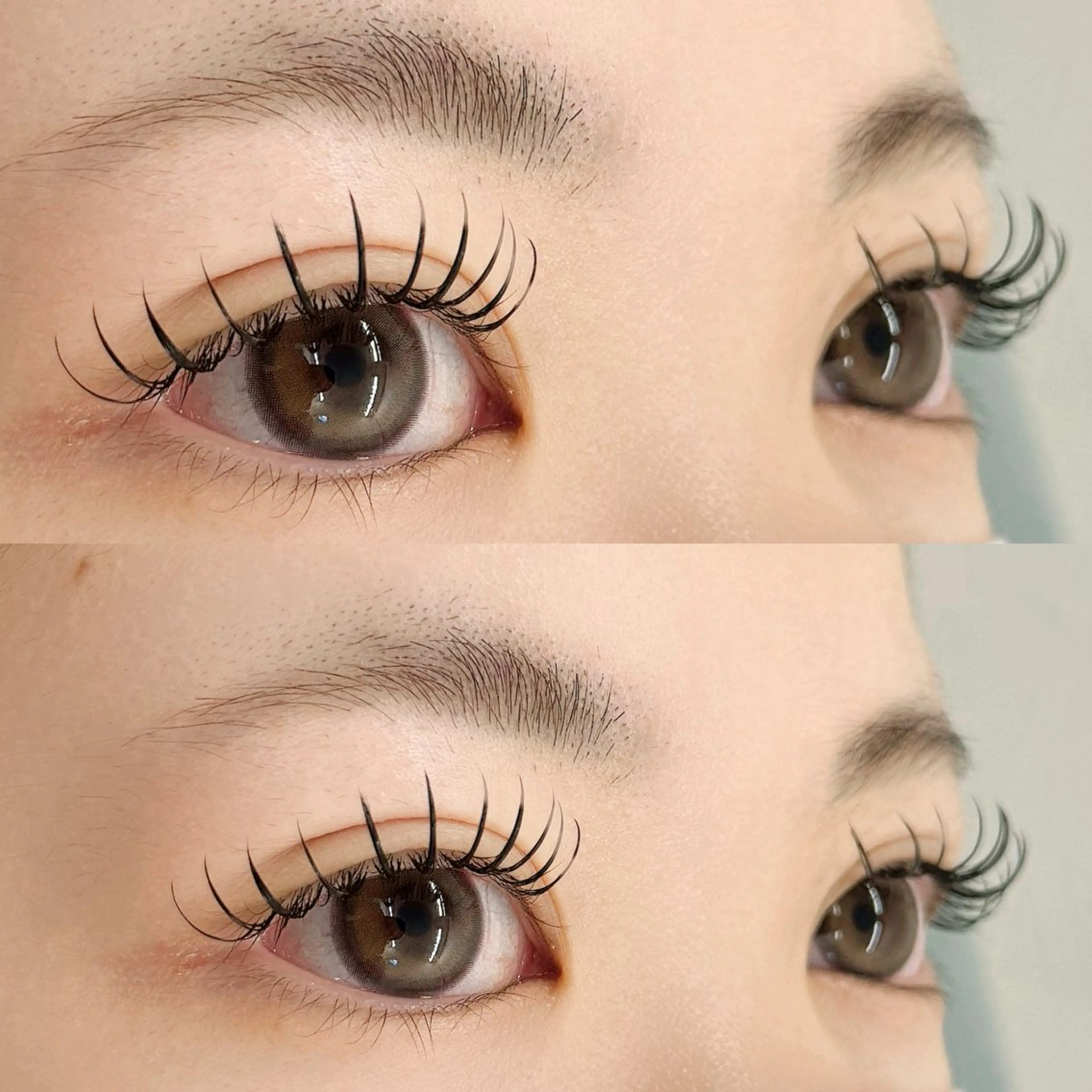 マツエク・マツパ フラットラッシュ パリジェンヌラッシュリフト まつげパーマ 下まつげエクステ 一重×まつ毛パーマ マツエク maisbonita eyelash🦋のマツエク・マツパデザイン