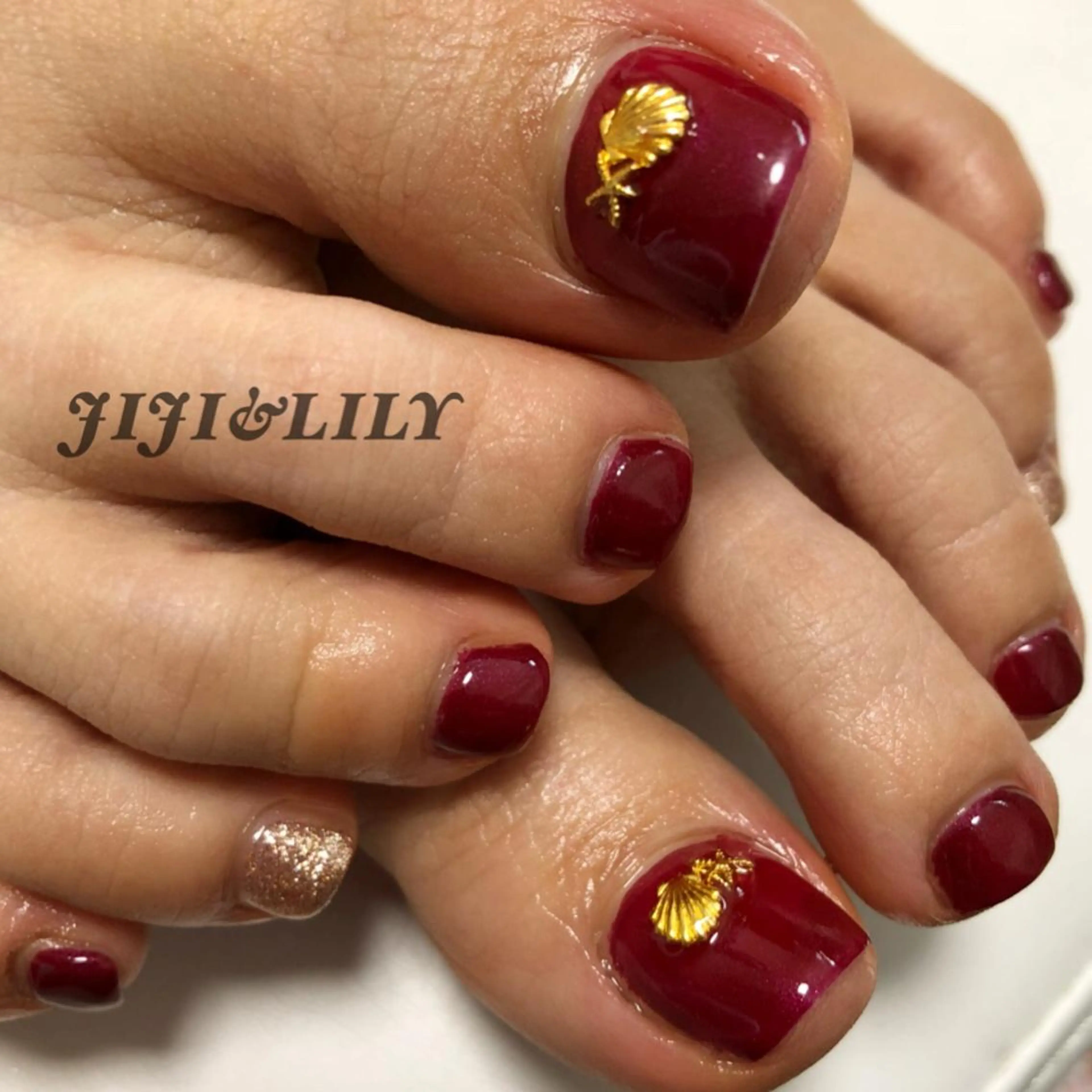 ネイル フットネイル 豊田 圭子のネイルデザイン