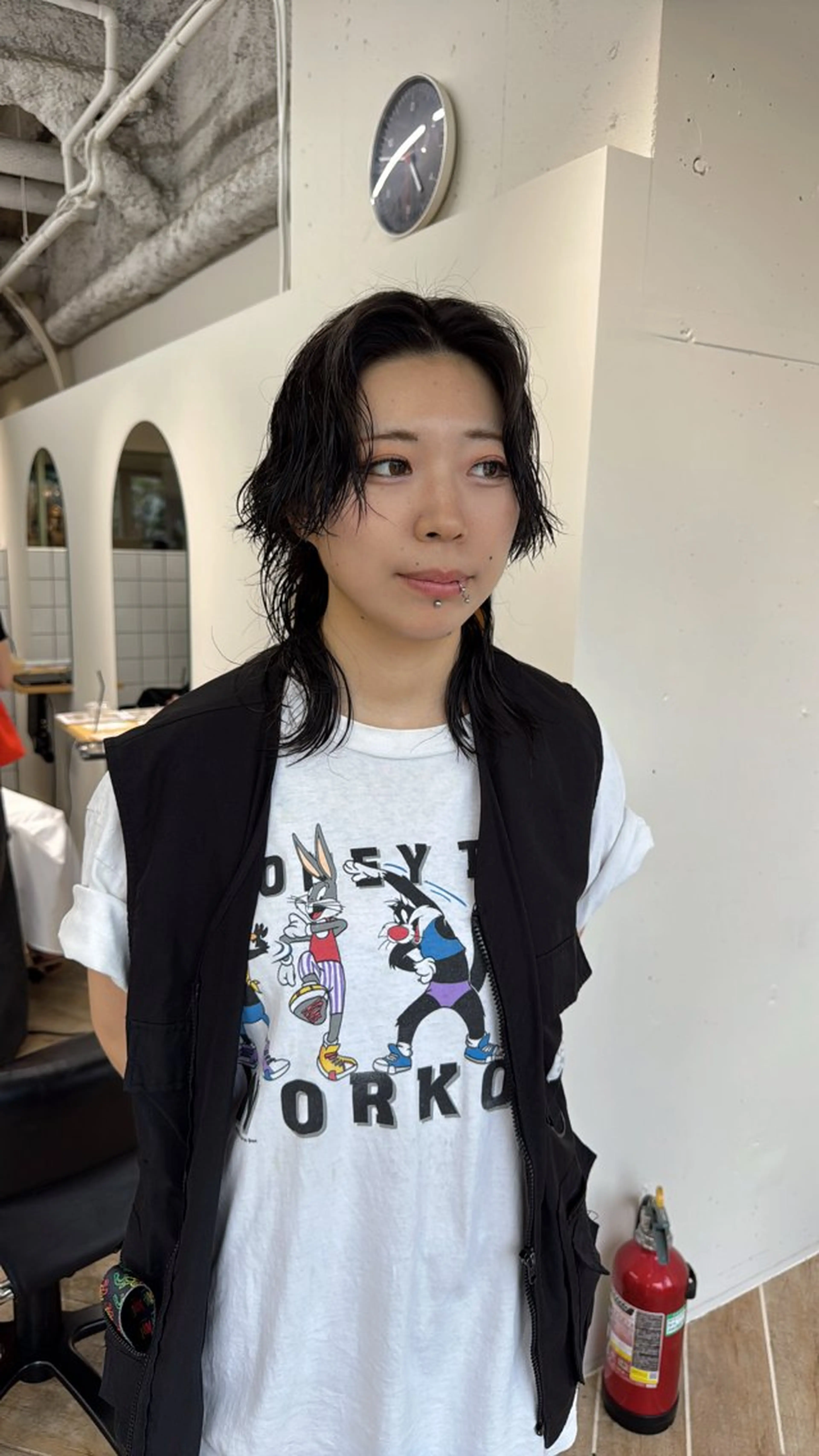 パーマ カット パーマ 新潟/万代/ベージュ ダブルカラー髙橋魁真のヘアスタイル