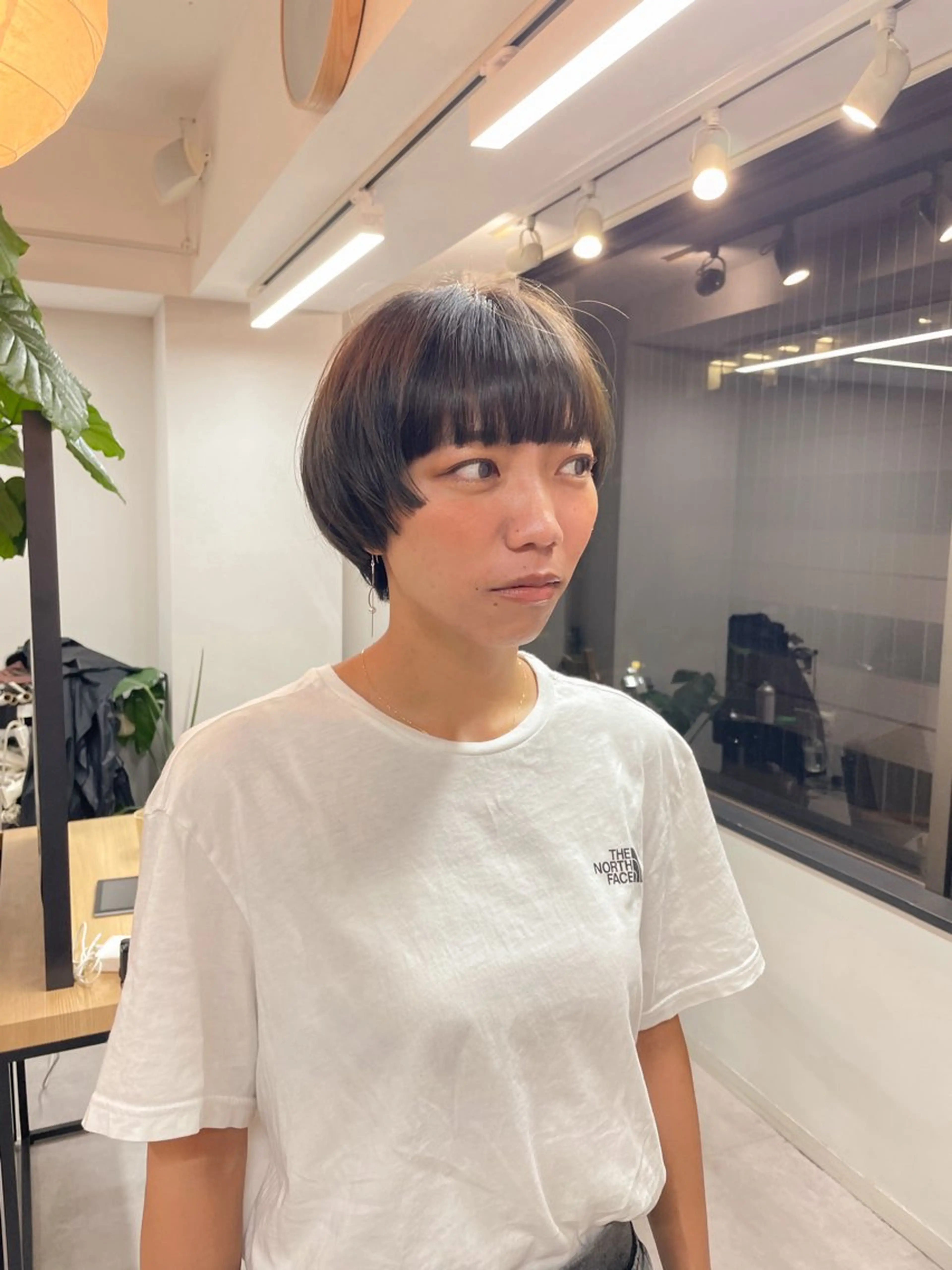 ショート ボブ カット パーマ＊ 顔まわり似合わせのヘアスタイル