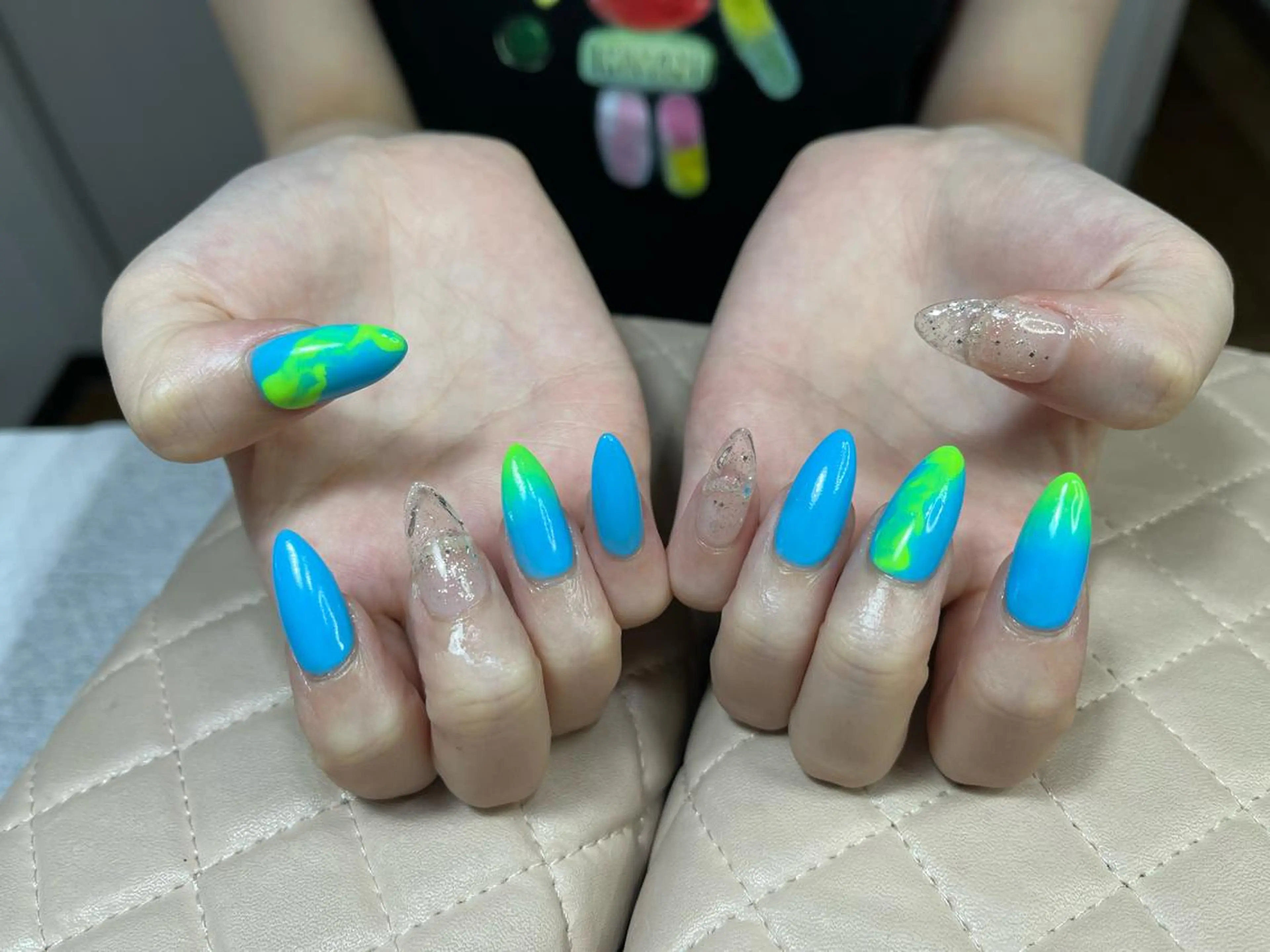 ネイル アートネイル ハンドネイル goldgleams ちなのネイルデザイン