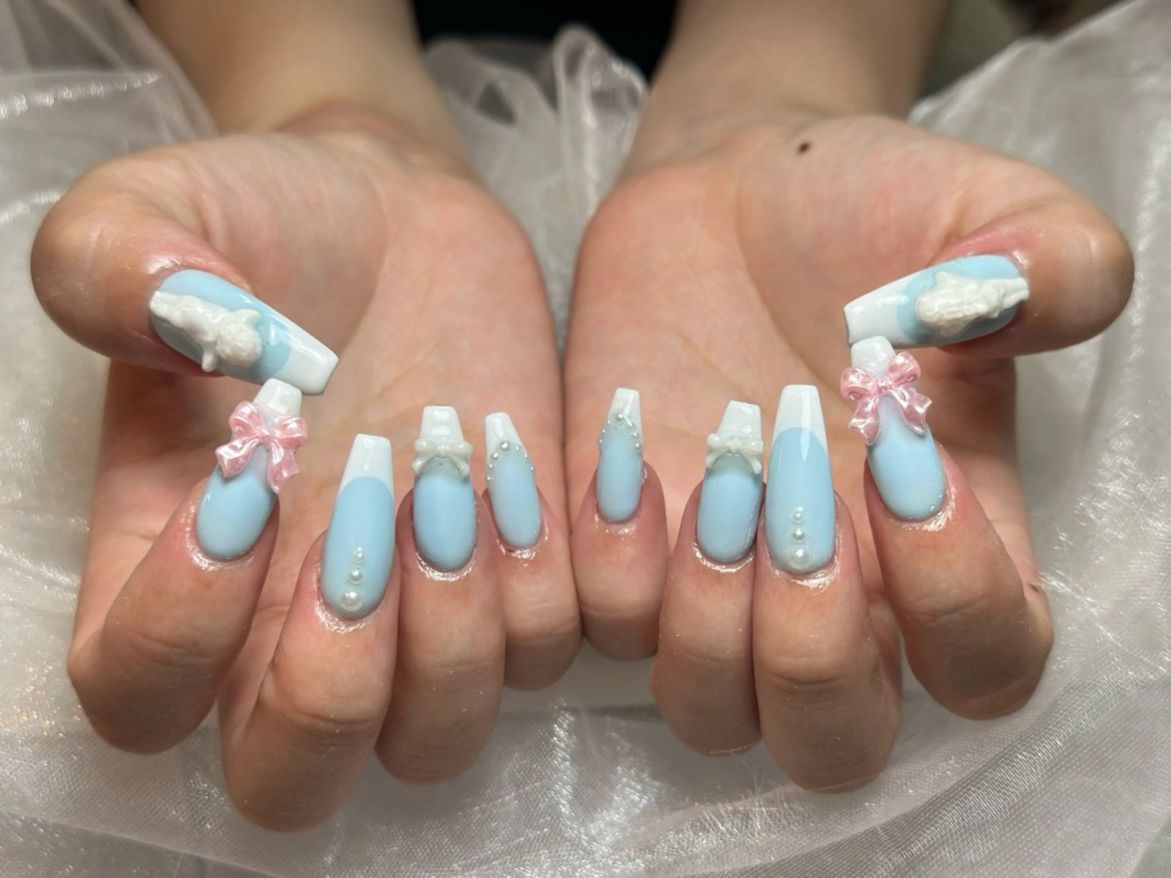 ネイル アートネイル ジェルネイル マグネットネイル ハンドネイル JennNail_ マオのネイルデザイン