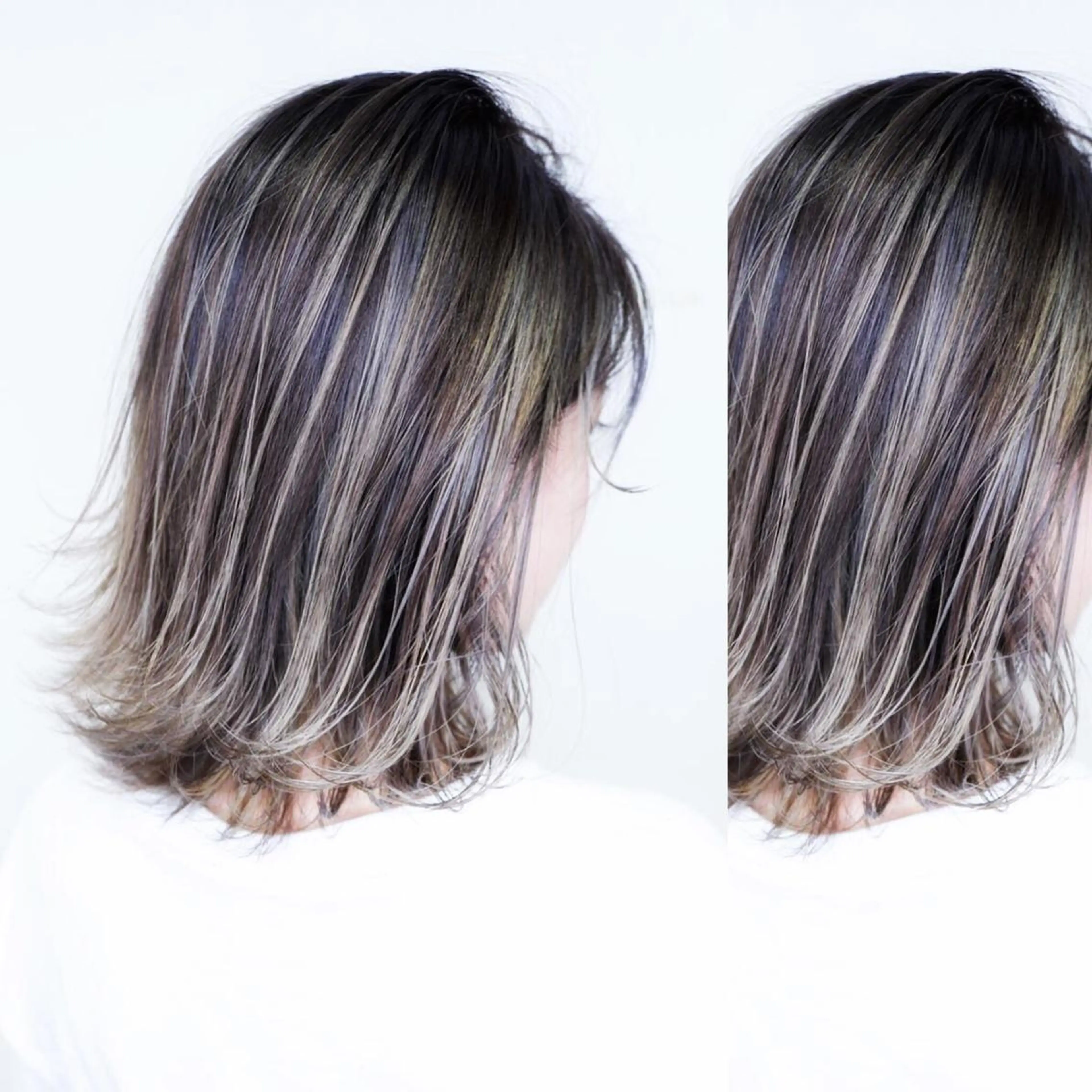 ミディアム カラー ハイライトカラー ハイライト ヘアカラー トリートメント メンズヘア特化 崎田 成人のヘアスタイル