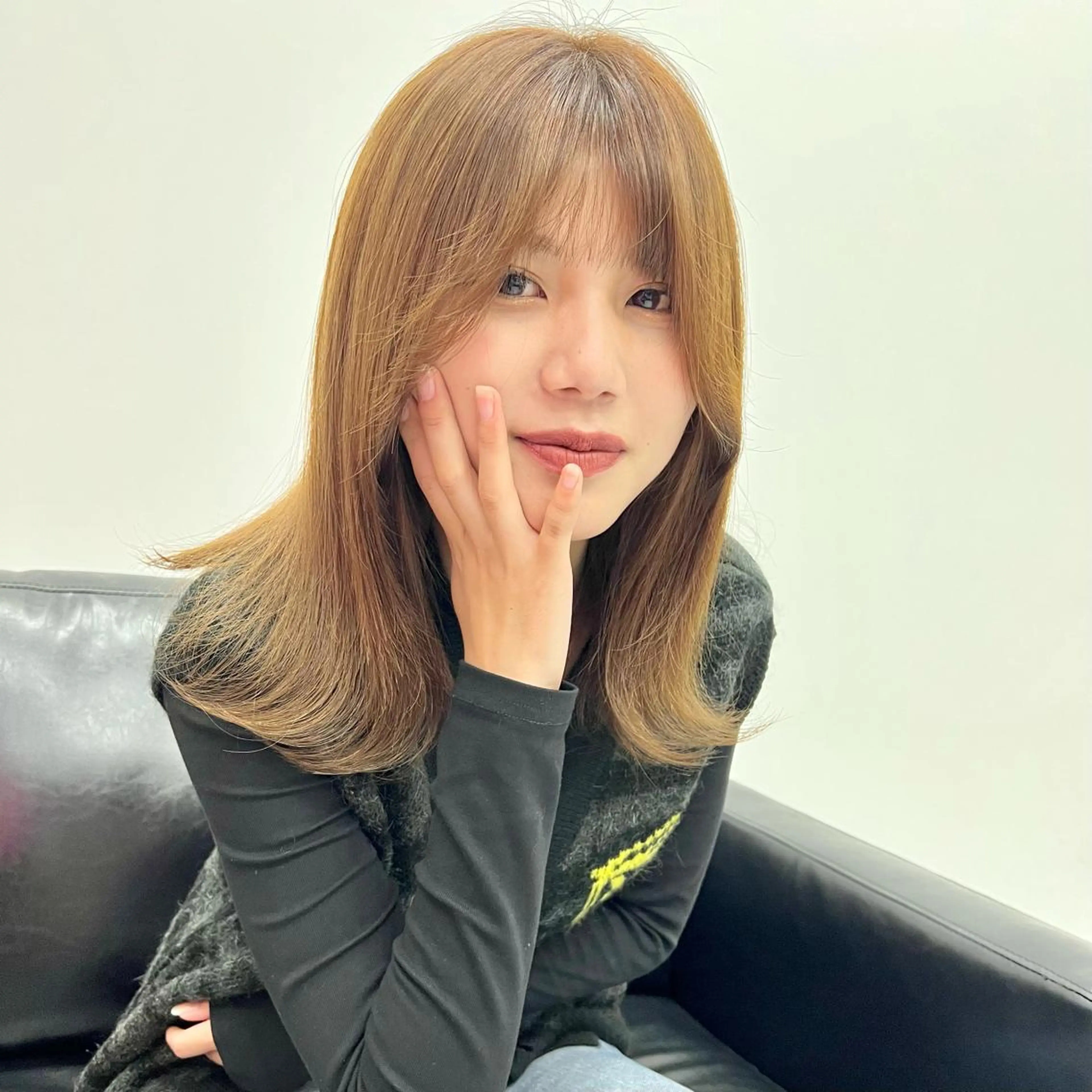 ミディアム カラー ブリーチ ハイトーンカラー ChuDuck所属・🐮ChuDuck 代表　SHOTA🐮のヘアスタイル