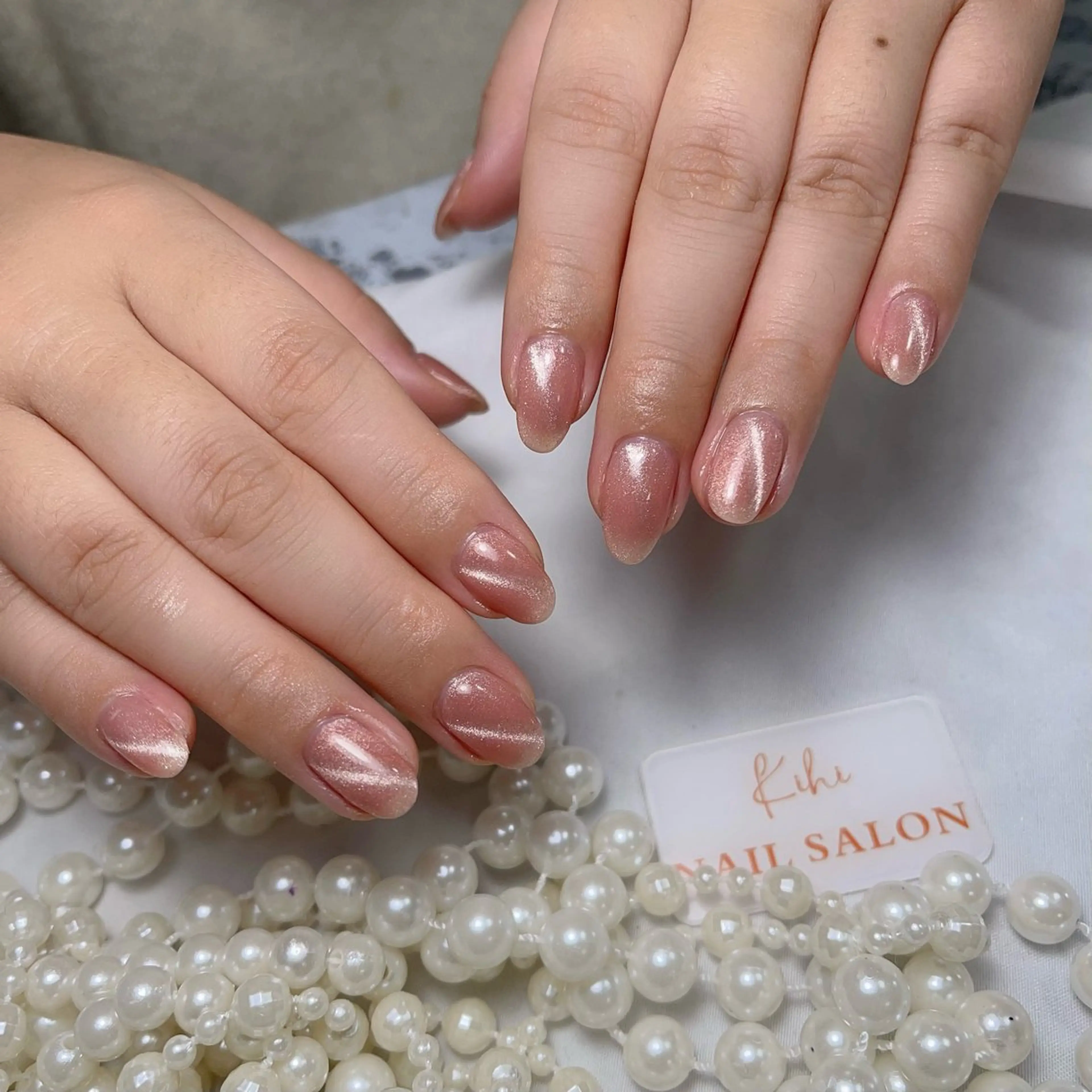 ネイル アートネイル フレンチネイル ジェルネイル グラデーション 韓国ネイル ハンドネイル ハンドケア さくら💮💮 【オフ無料】のネイルデザイン