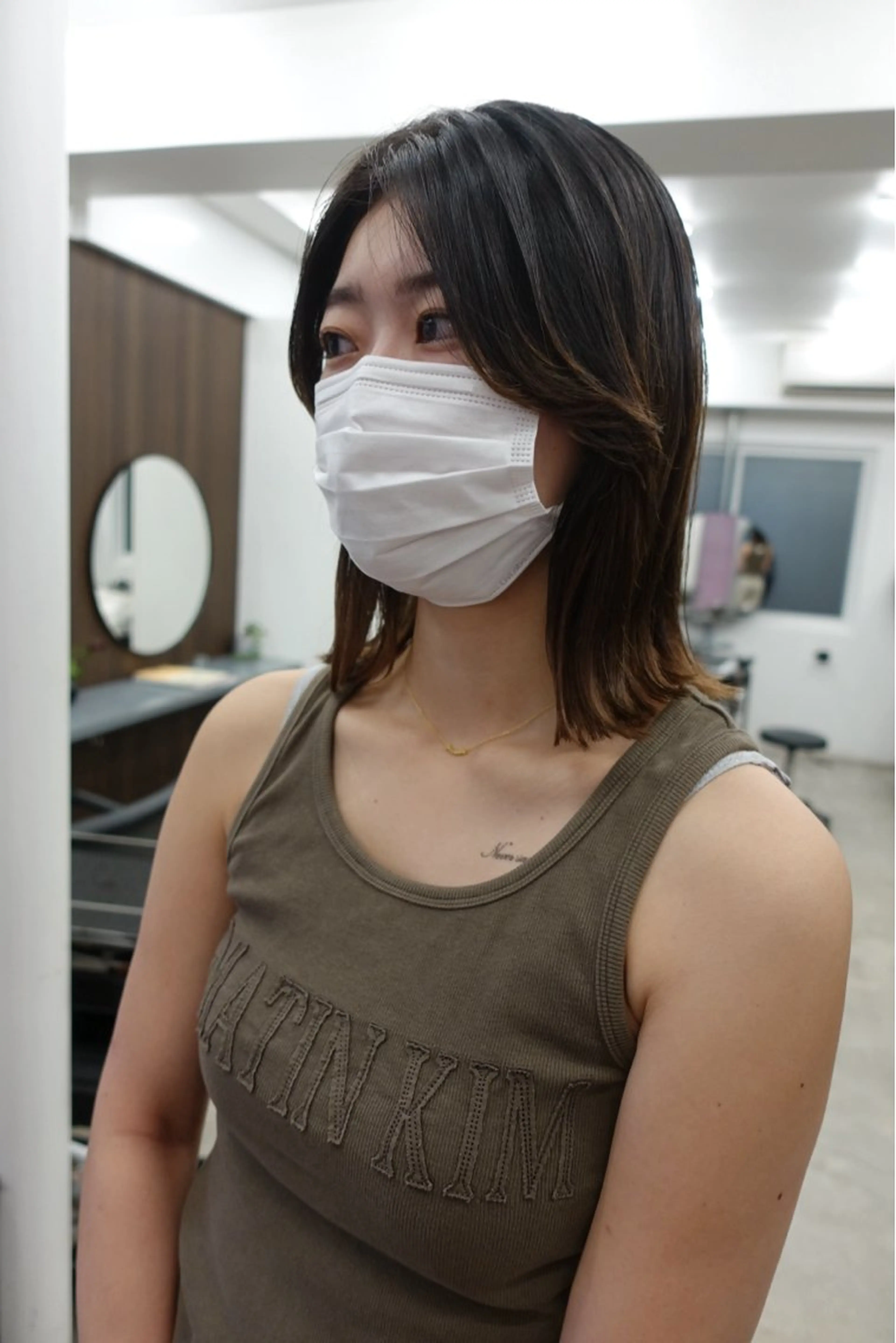 セミロング 外ハネヘア 広美◎ <hiromi>のヘアスタイル