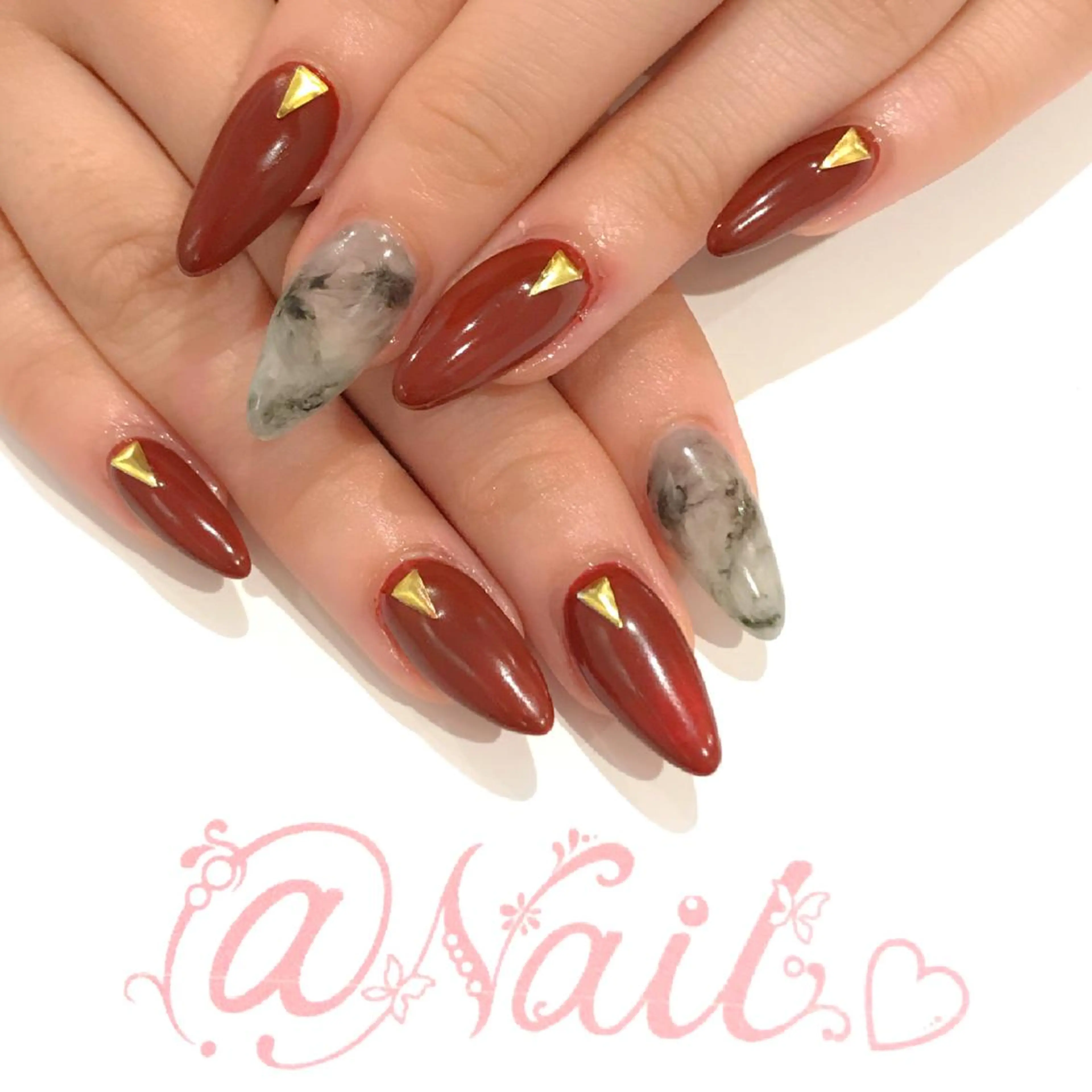 ネイル アートネイル フットネイル ジェルネイル 持ち込み スカルプネイル 小尾 栞のネイルデザイン