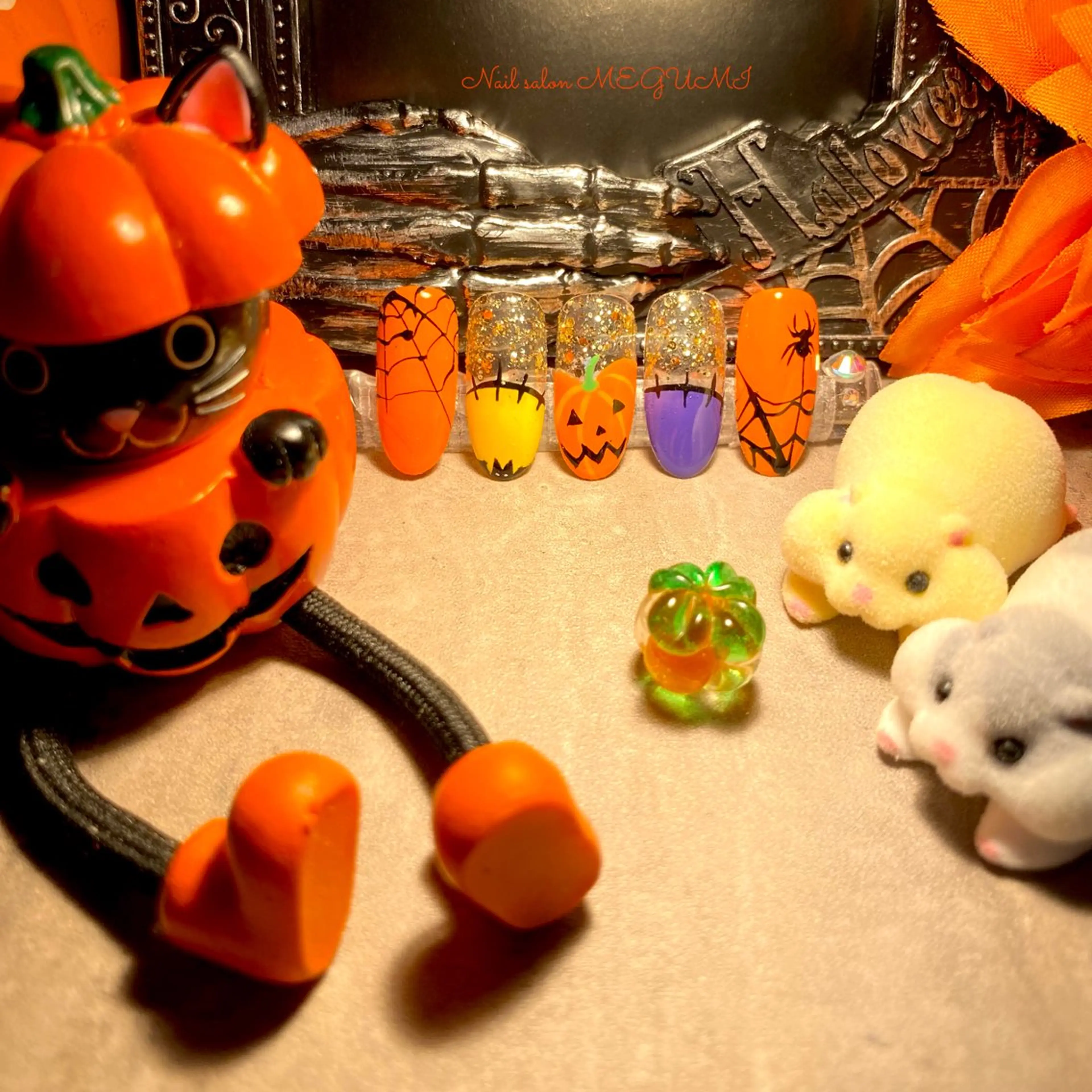 ネイル ハロウィン Nail salon MEGUMIのネイルデザイン