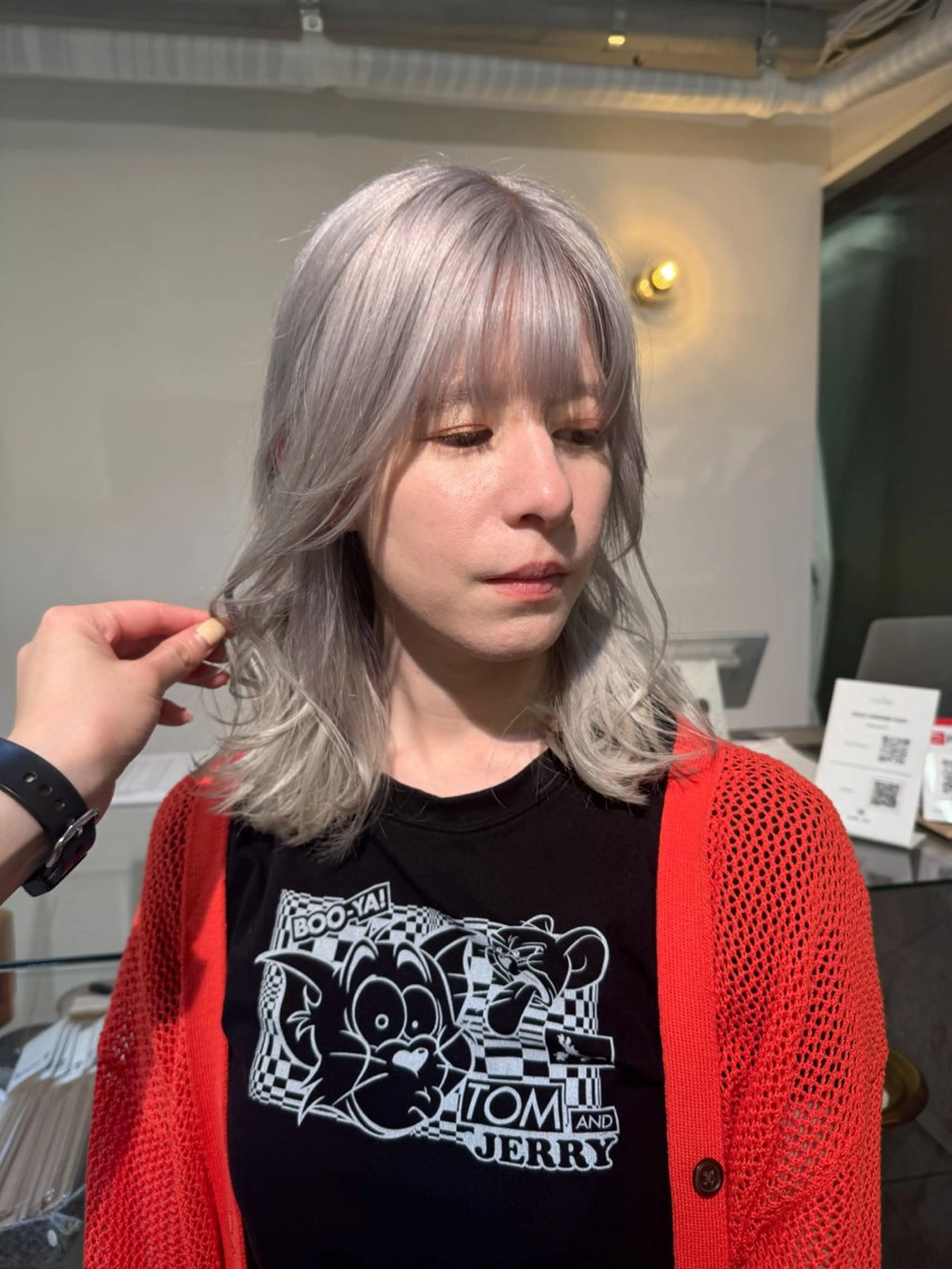 ミディアム カラー カット ヘアカラー Seeknext // Rukaのヘアスタイル