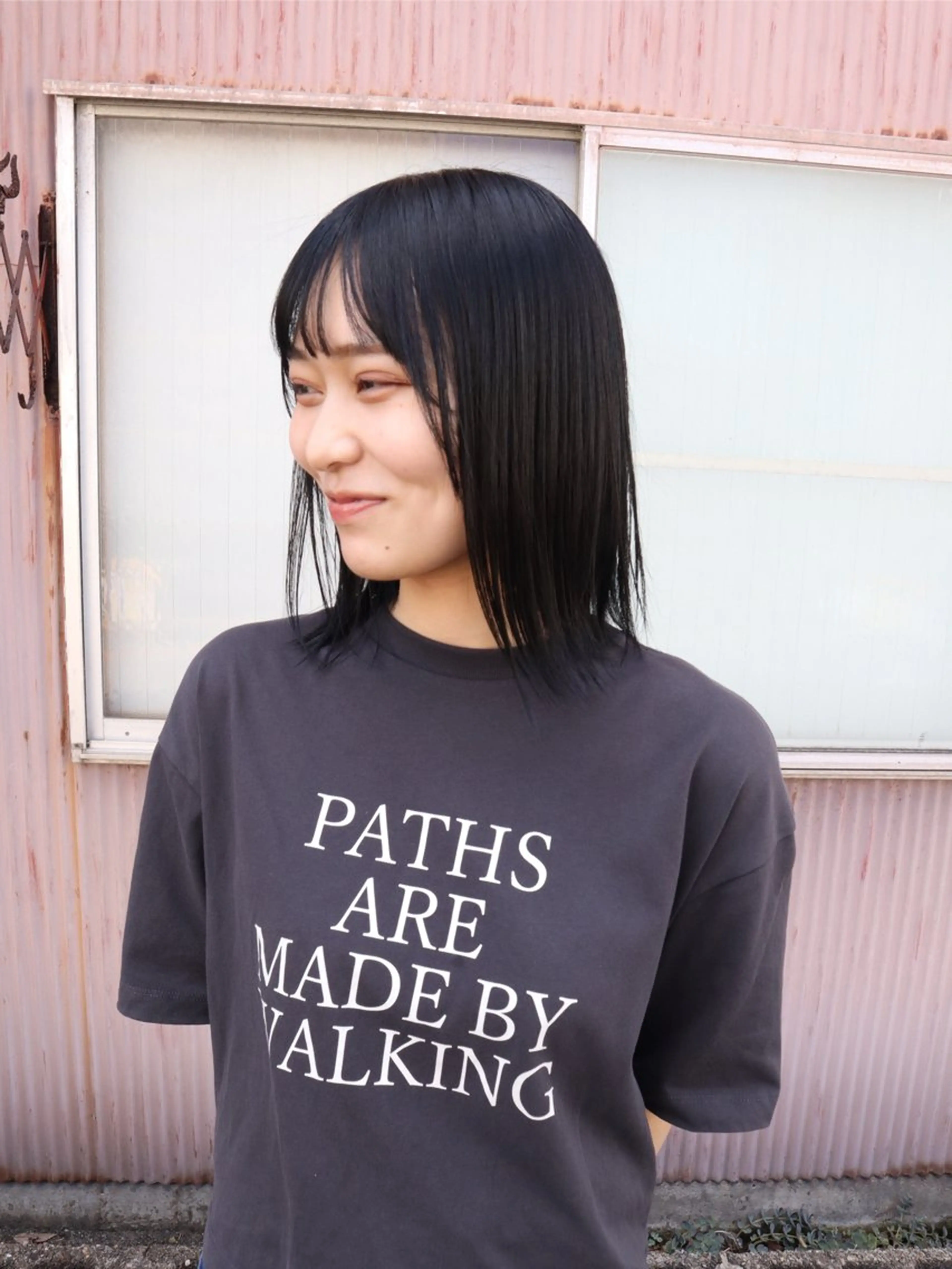 ミディアム カット ヘアカラー トリートメント レイヤー/ボブ/ 透明感カラー/ニワのヘアスタイル