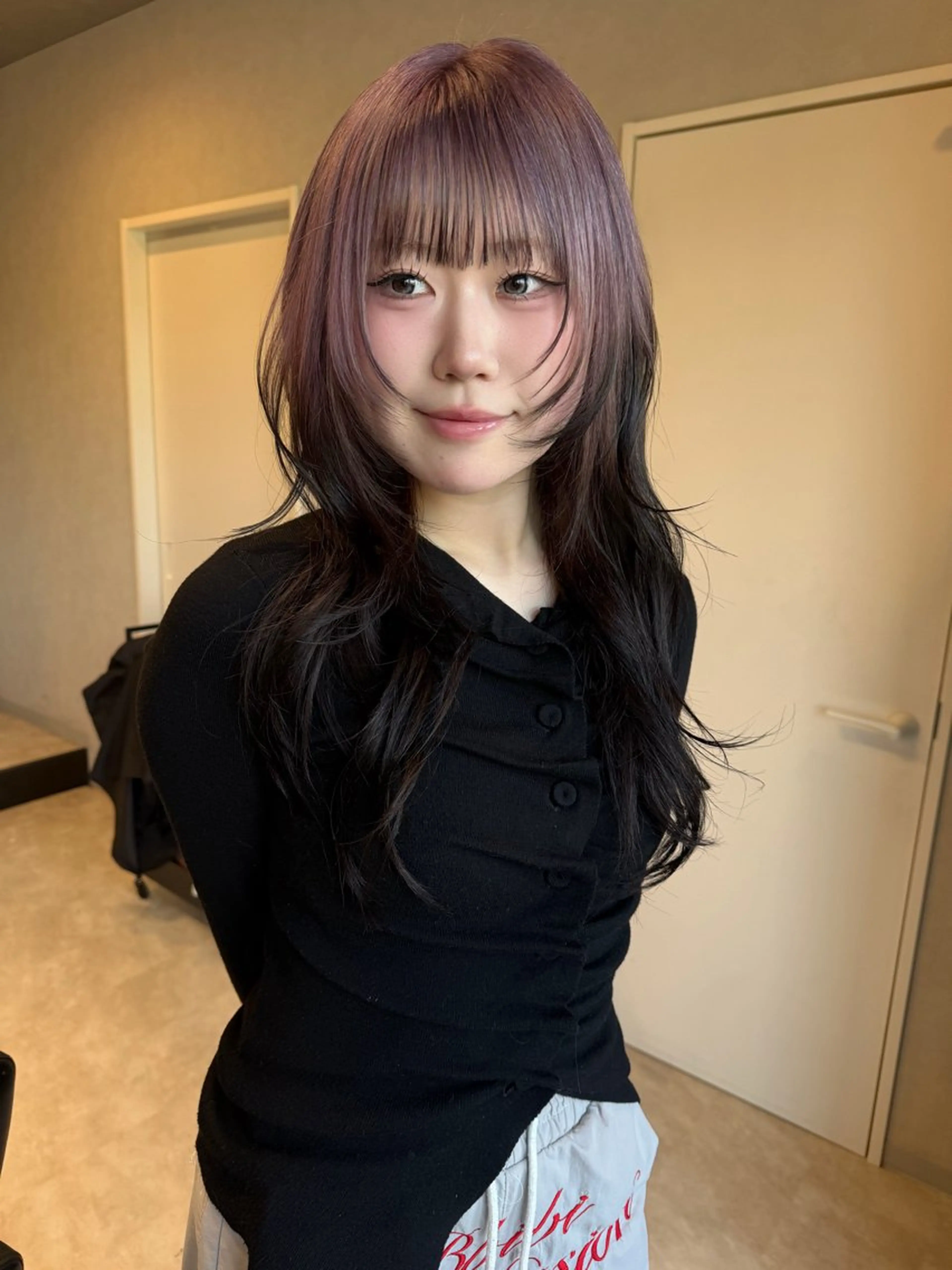 ロング カラー ヘアカラー 透明カラー/レイヤー misaki °＊のヘアスタイル