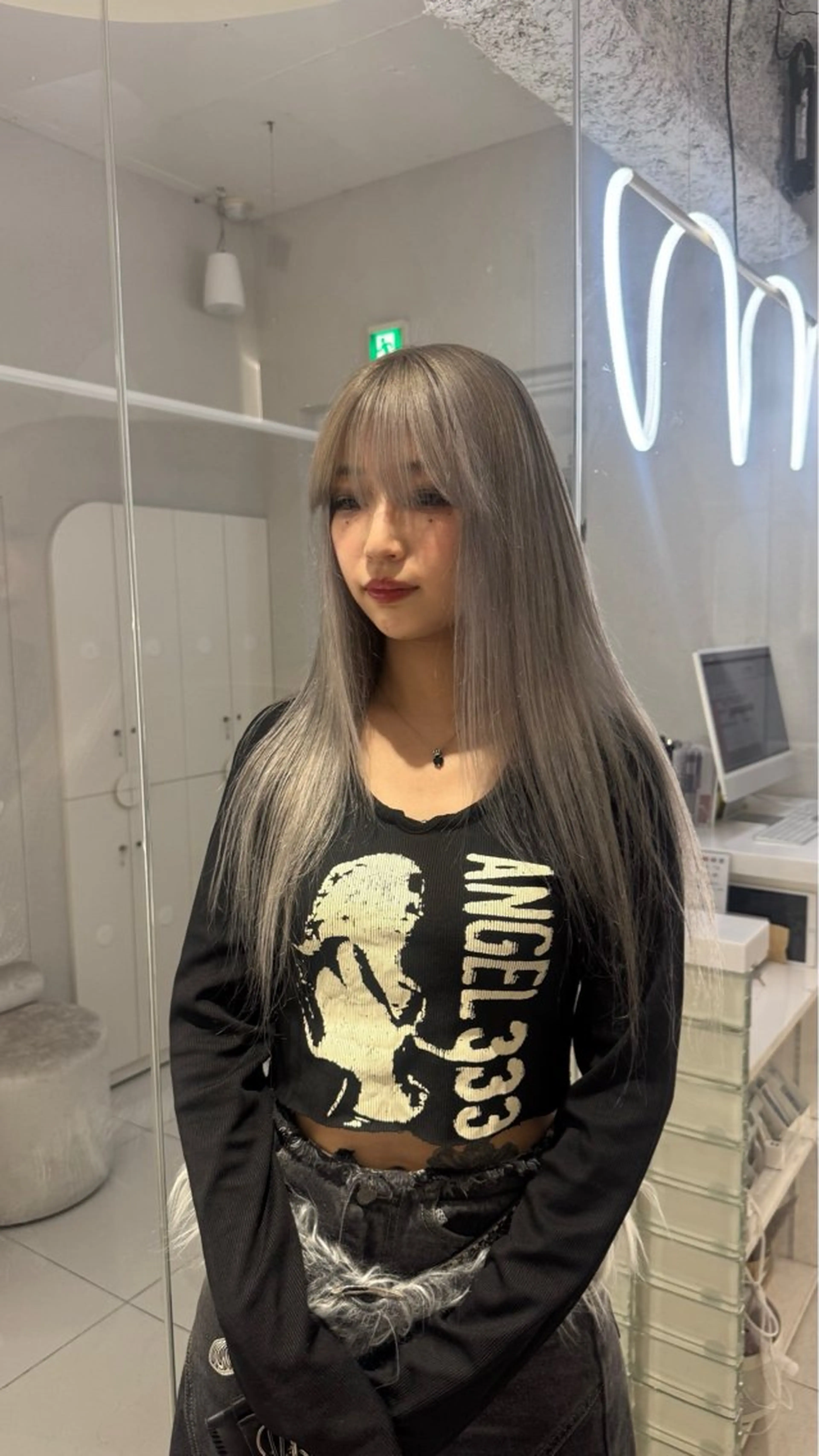 カラー ヘアカラー ANN GAGAのヘアスタイル