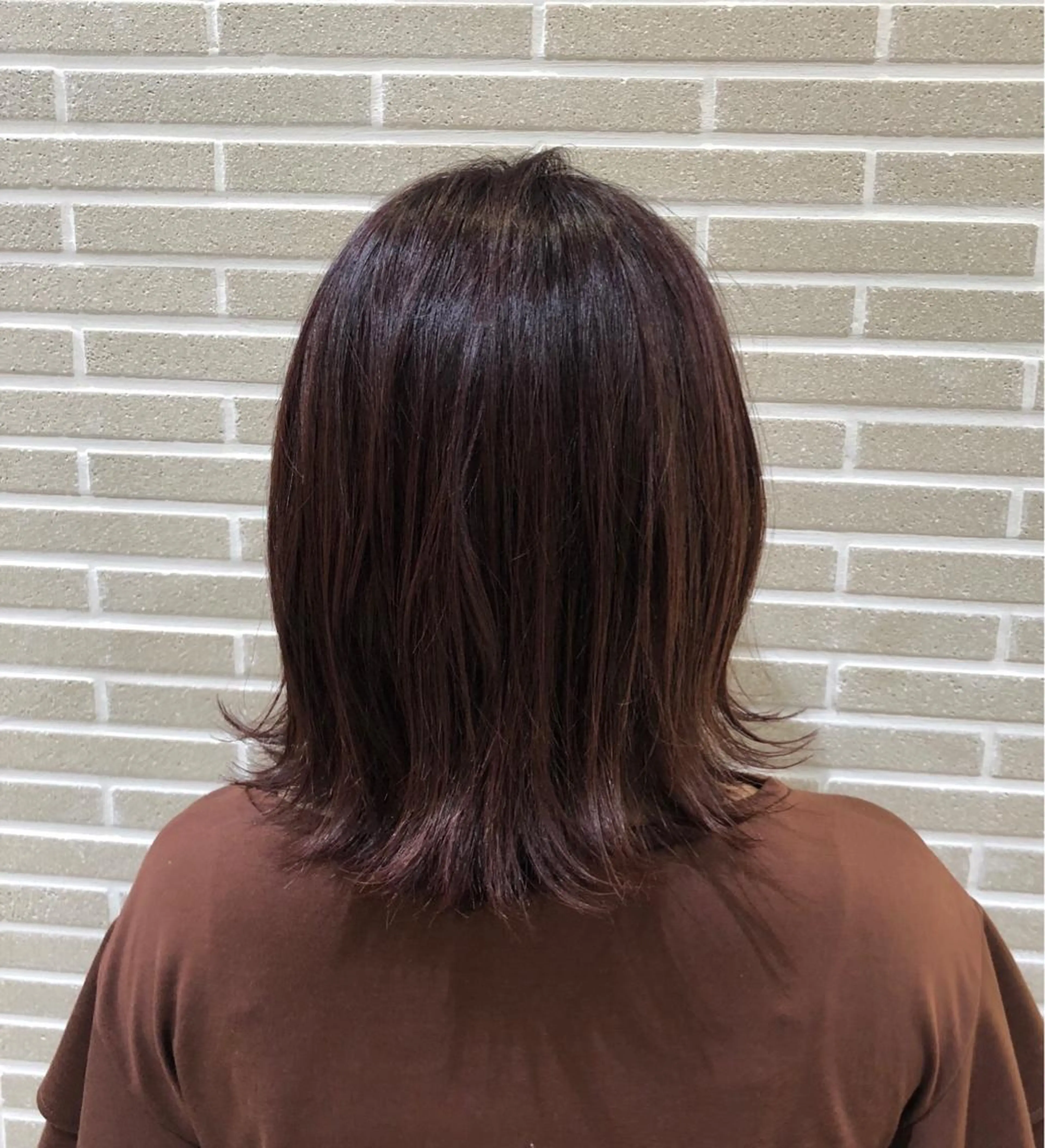 ミディアム カラー イルミナカラー カット ヘアカラー トリートメント 山北 咲子のヘアスタイル