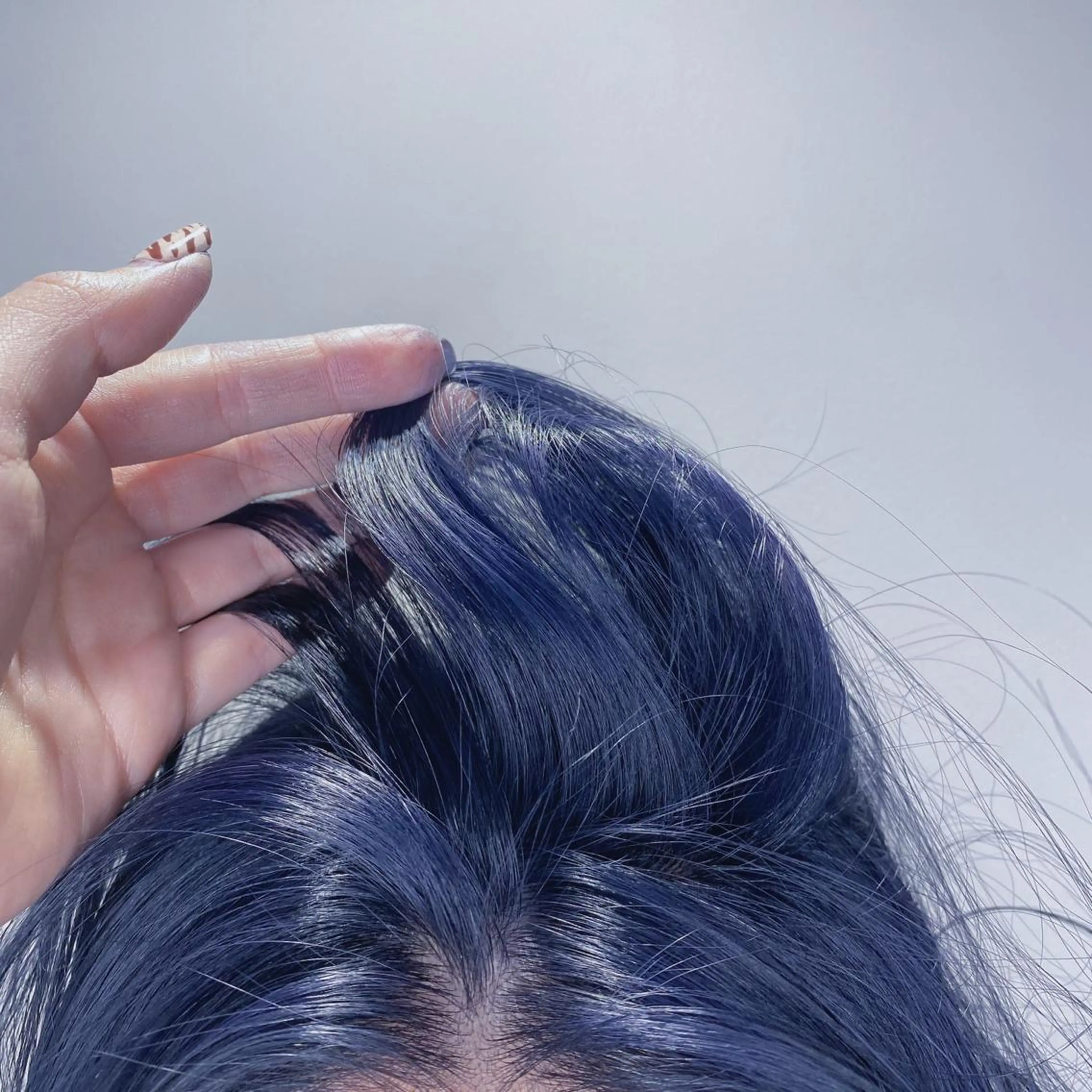 セミロング カラー ブルーカラー ネイビーカラー ACT/表参道店所属・暖色カラー🍊 せきゆうかのヘアスタイル