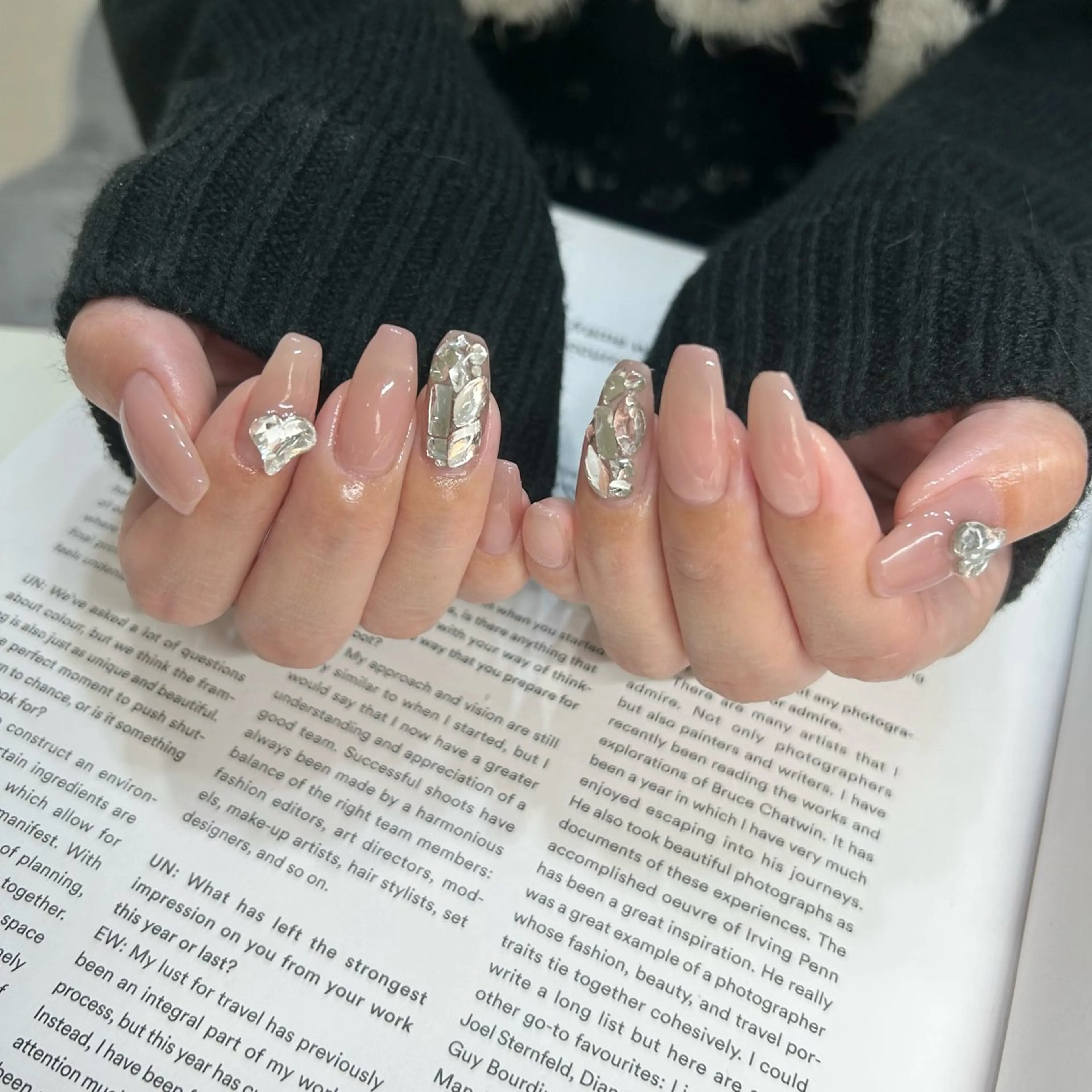 ネイル ブルー フットネイル ジェルネイル キラキラネイル 韓国ネイル ハンドネイル RooM -produce by maynail-所属・RooM -mizuki-のネイルデザイン